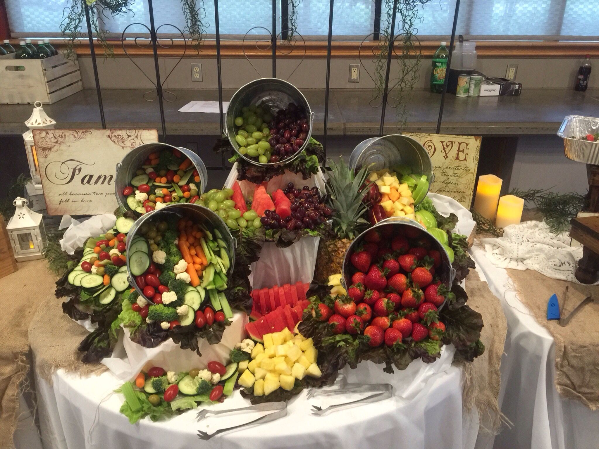 Rustic fruit and vegetable display. … | Pinteres…