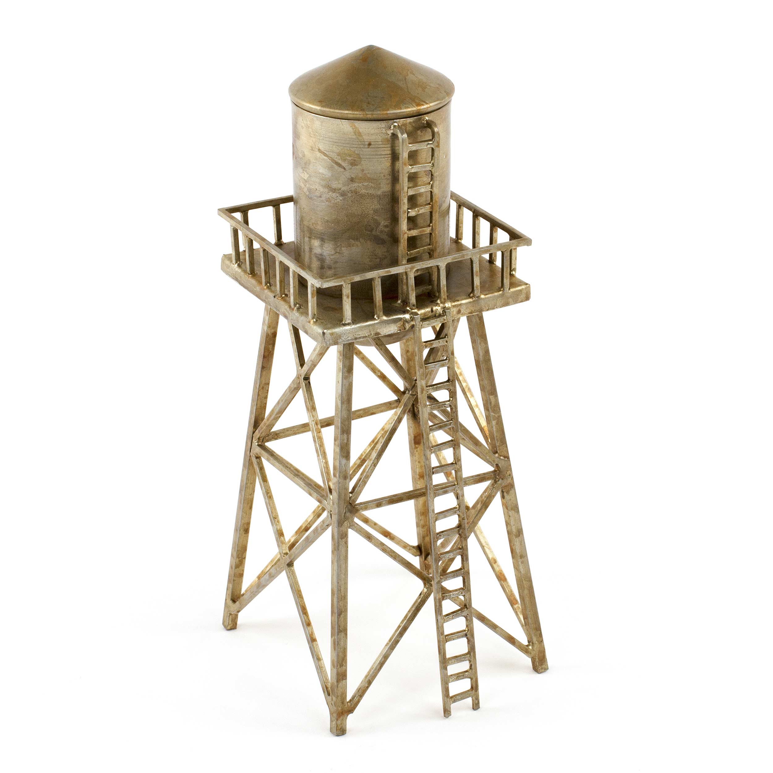 Steel Water Tower Sculpture | water tower, model | UncommonGoods