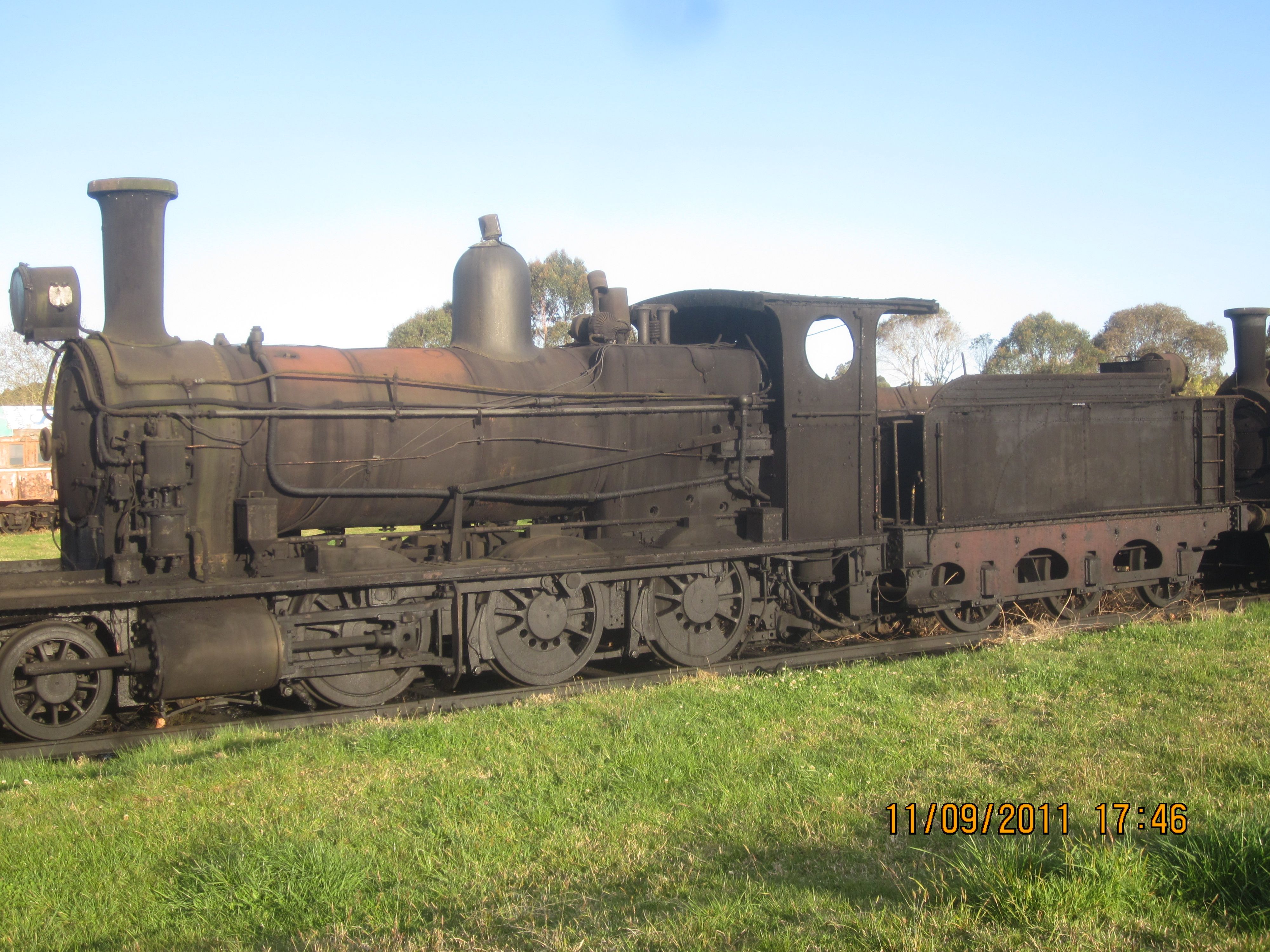 NSWGR Tank Locomotive sitting derelict in a paddock at Dorrigo NSW ...
