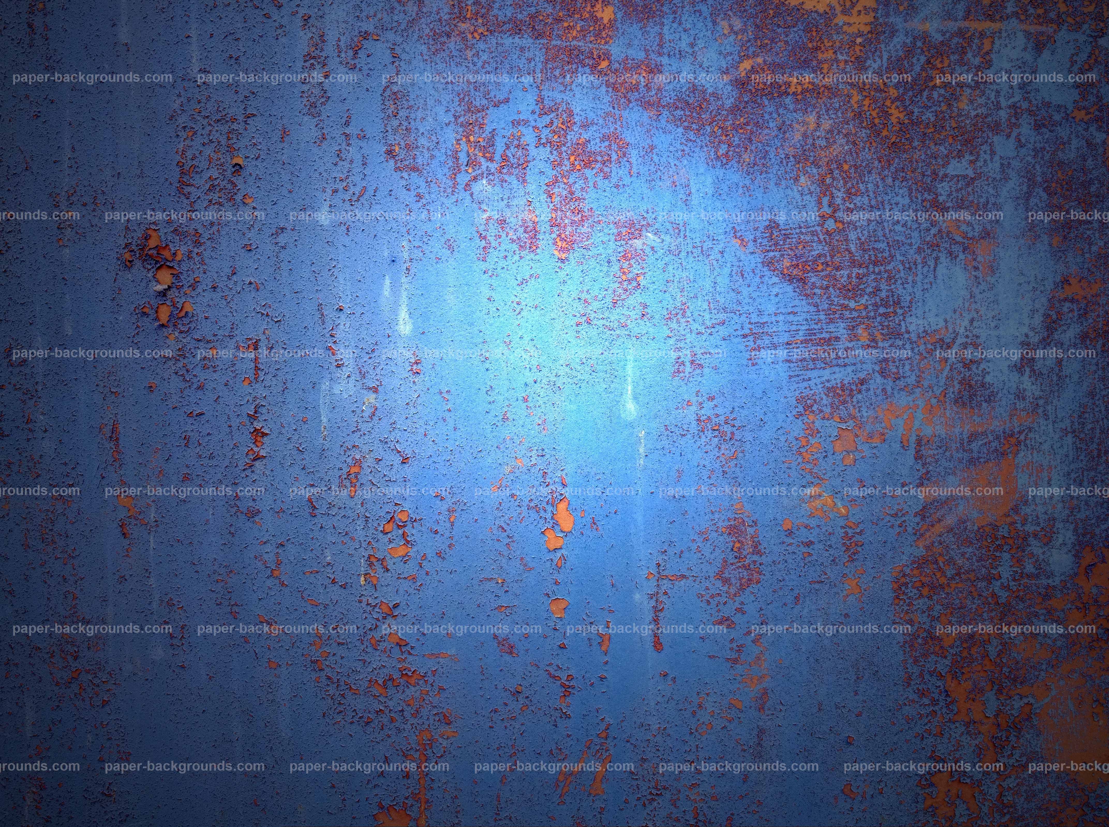 Paper Backgrounds | Grunge Rusty Blue Metal Background