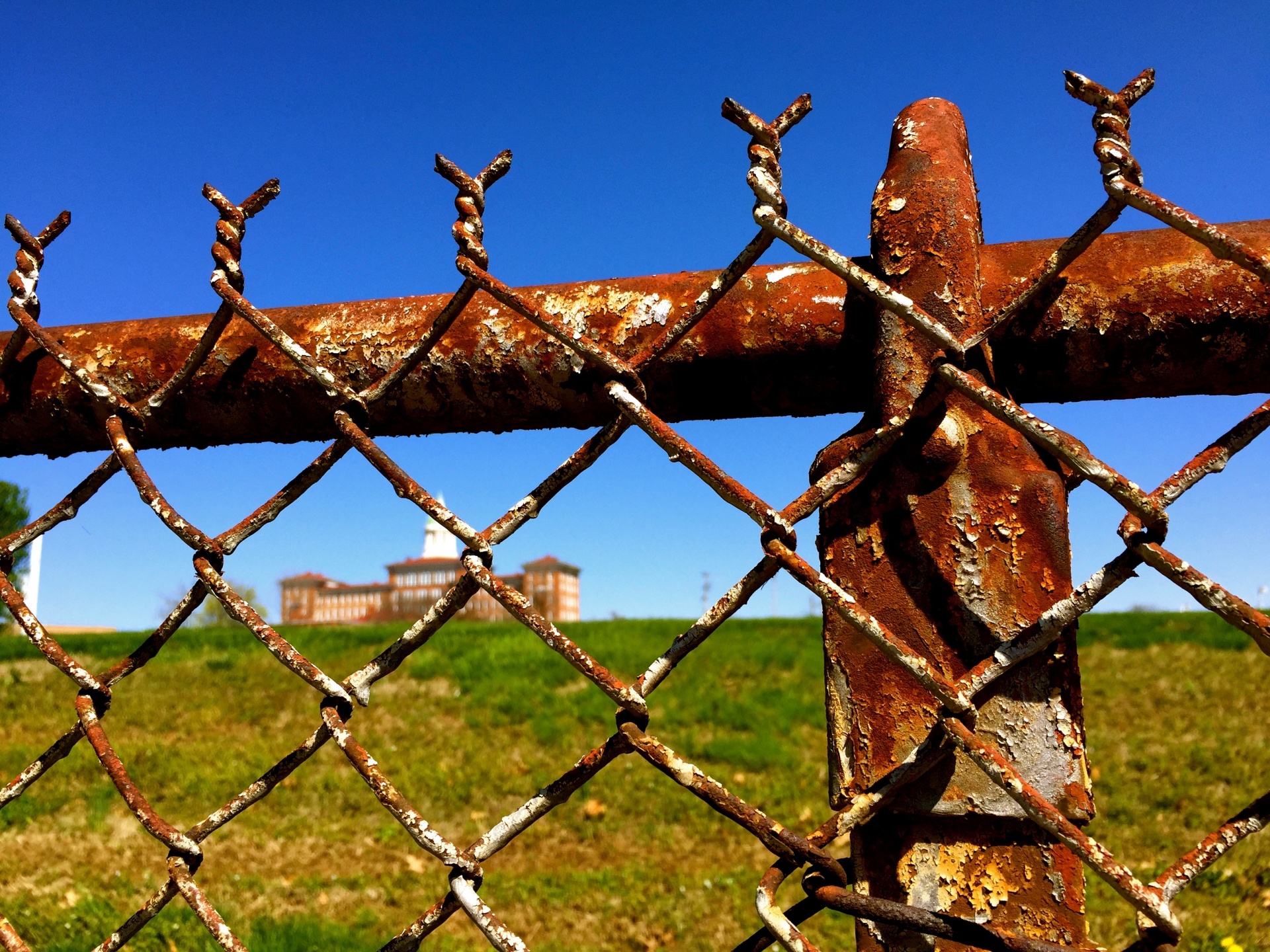 Rusty Fence Free Stock Photo - Public Domain Pictures