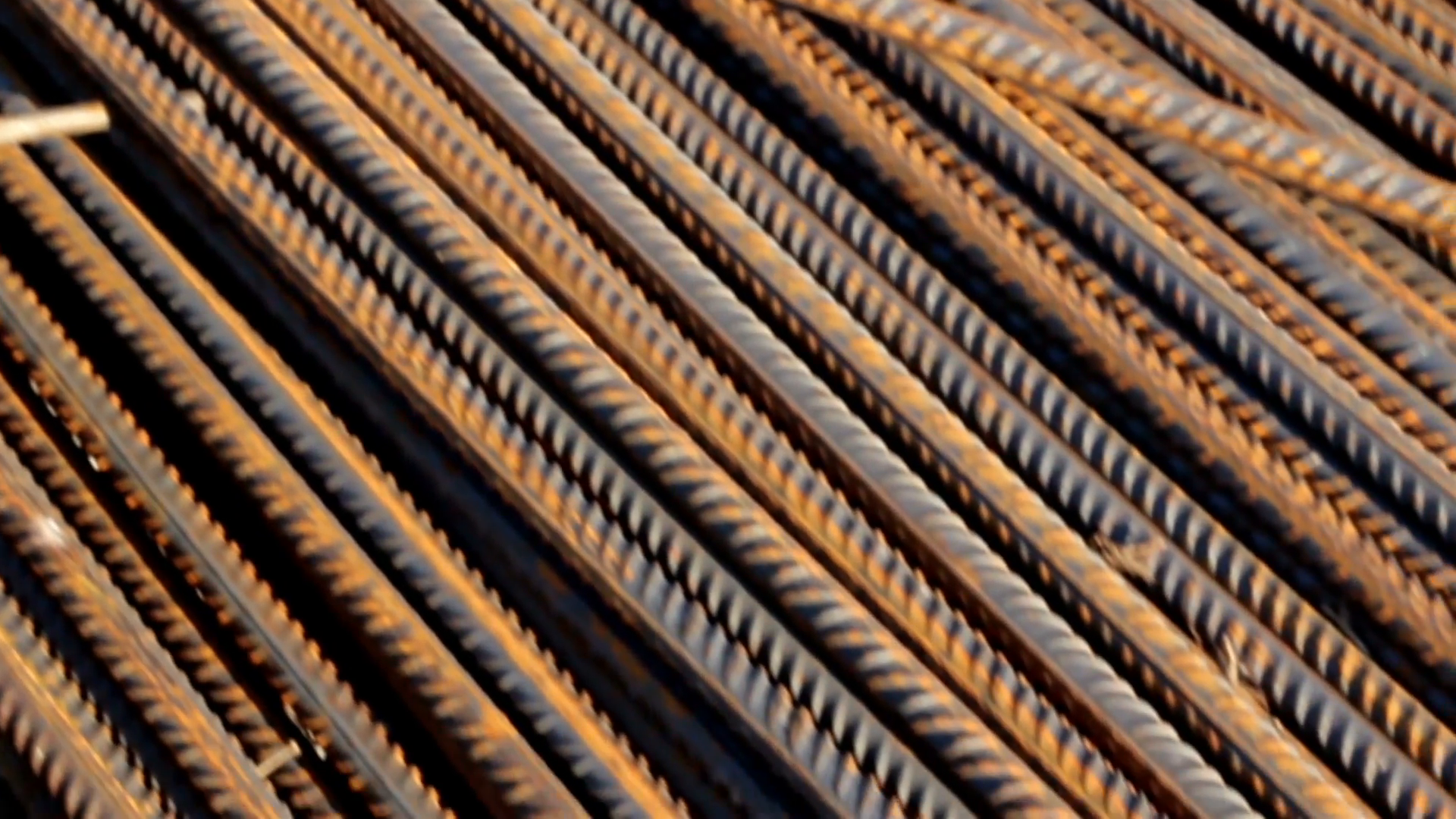 Rusty Round Bars Completely Piled Stock Video Footage - Videoblocks
