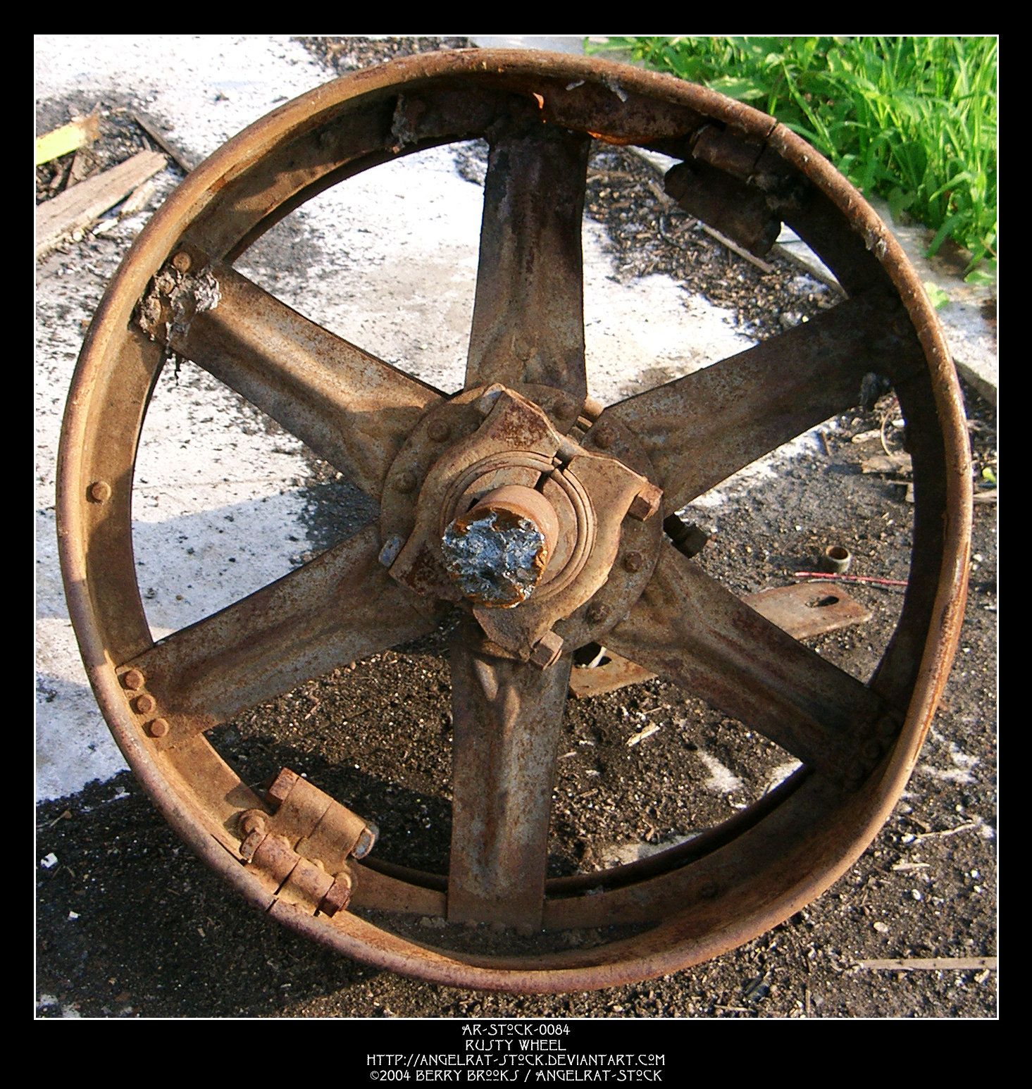 Rusty Wheel by Angelrat-Stock on DeviantArt