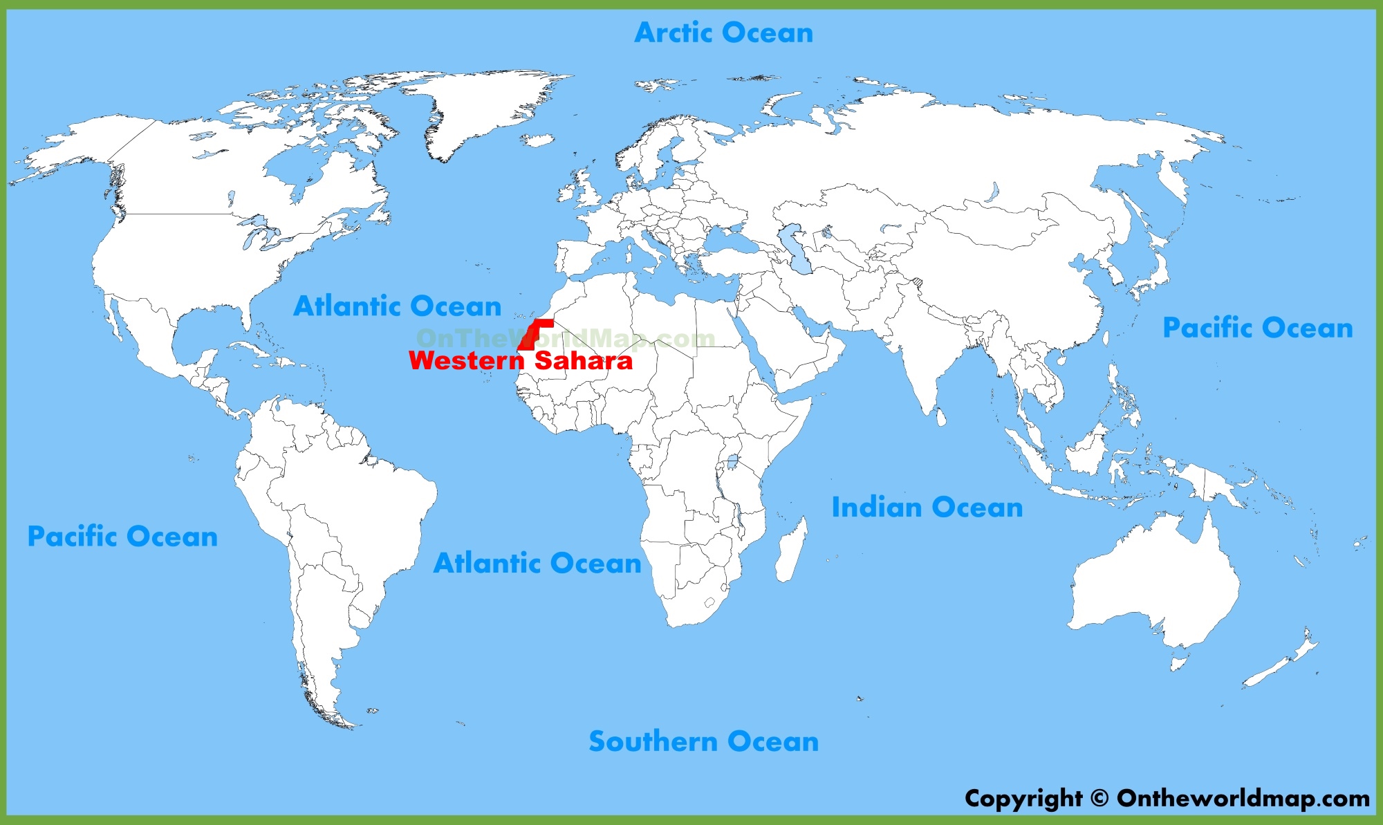 Western Sahara Maps | Maps of Western Sahara ﻿