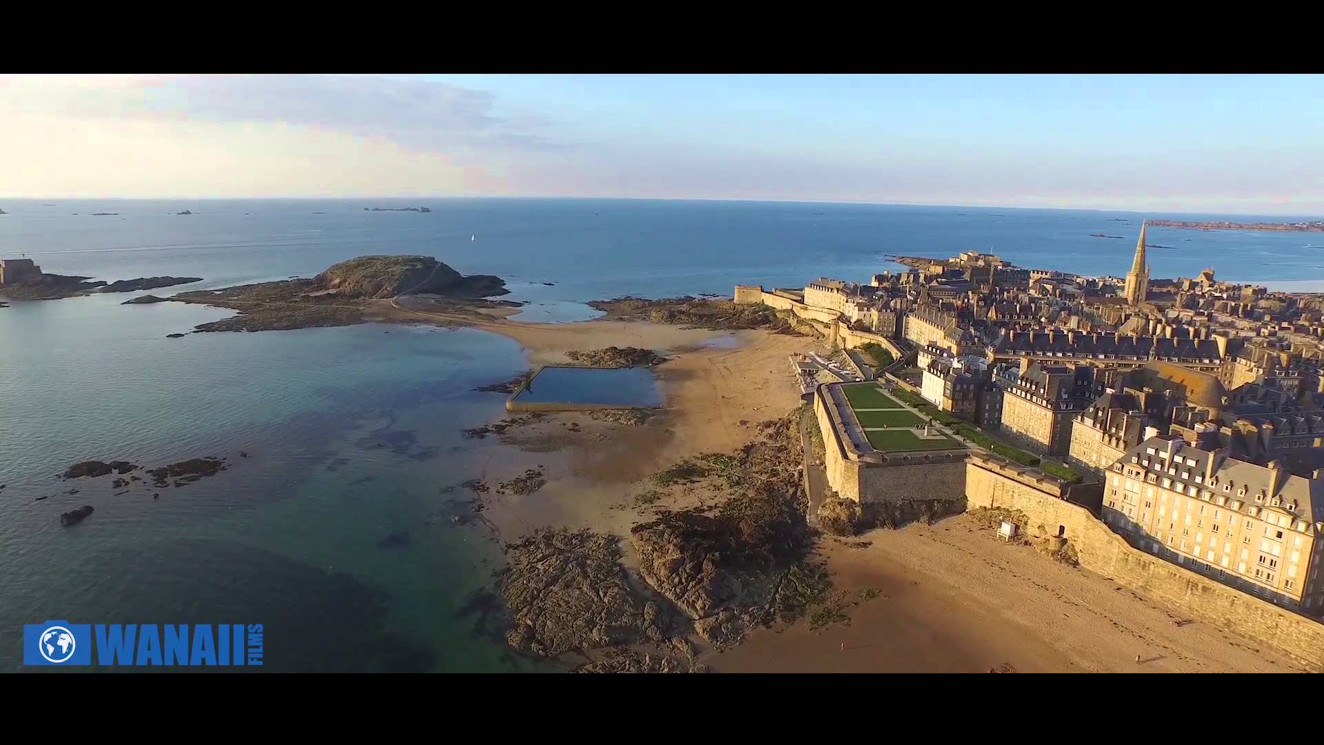 Saint Malo Drone - YouTube