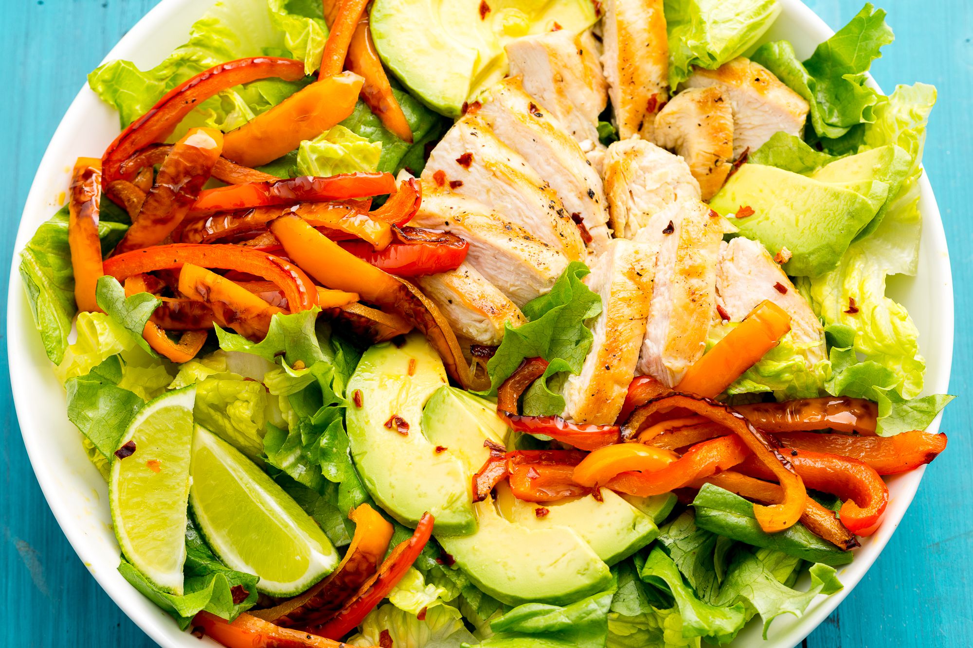 Best Fajita Chicken Salad Recipe - How To Make Fajita Chicken Salad