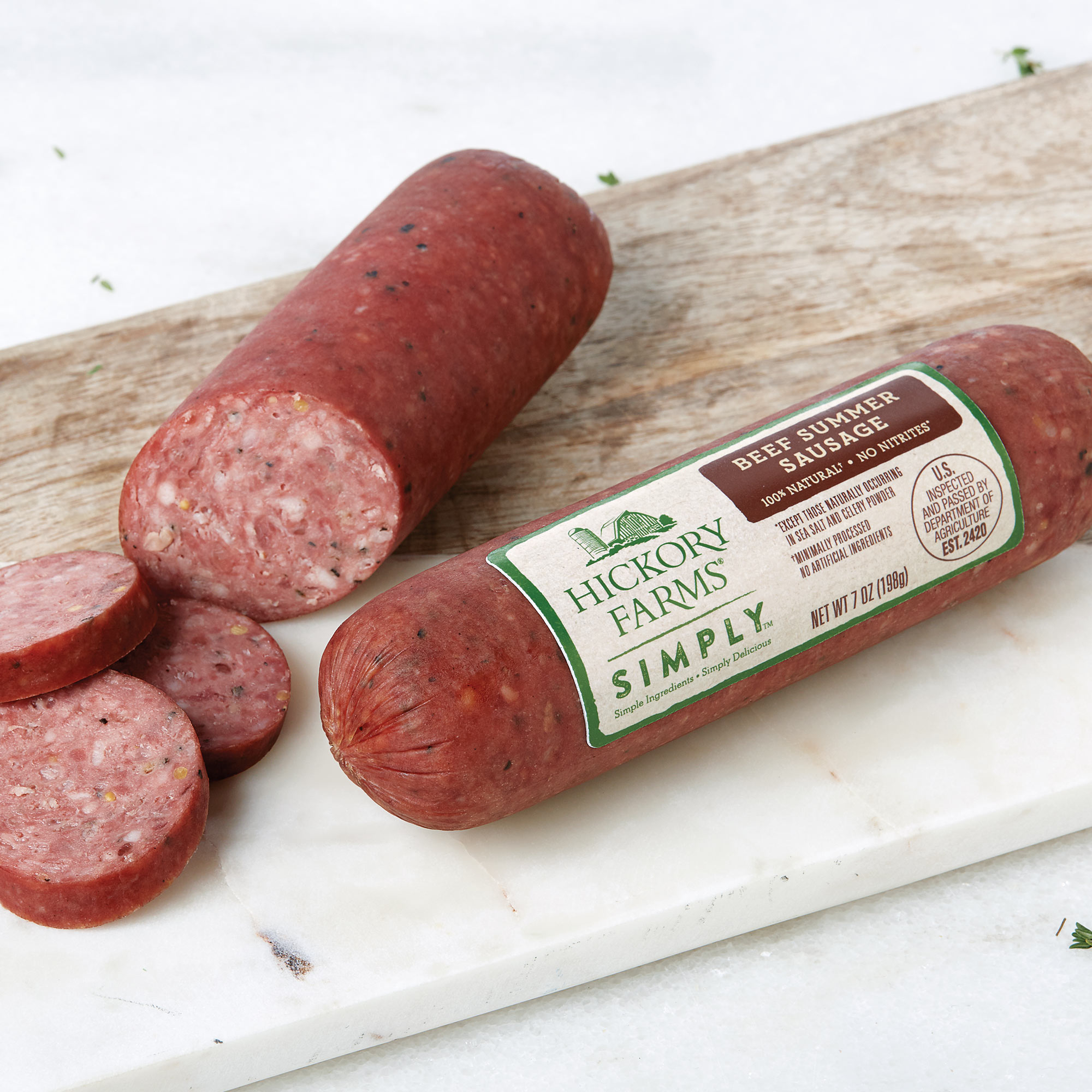 Hickory Farms Simply Natural Beef Summer Sausage | Hickory Farms