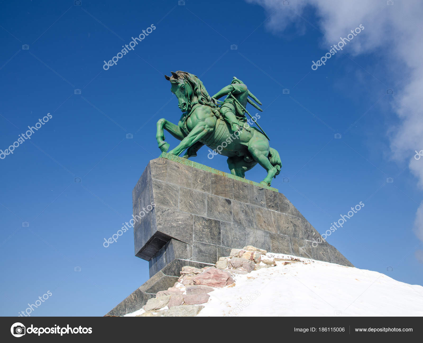 Monument Salavat Yulayev — Stock Photo © Cad_wizard #186115006