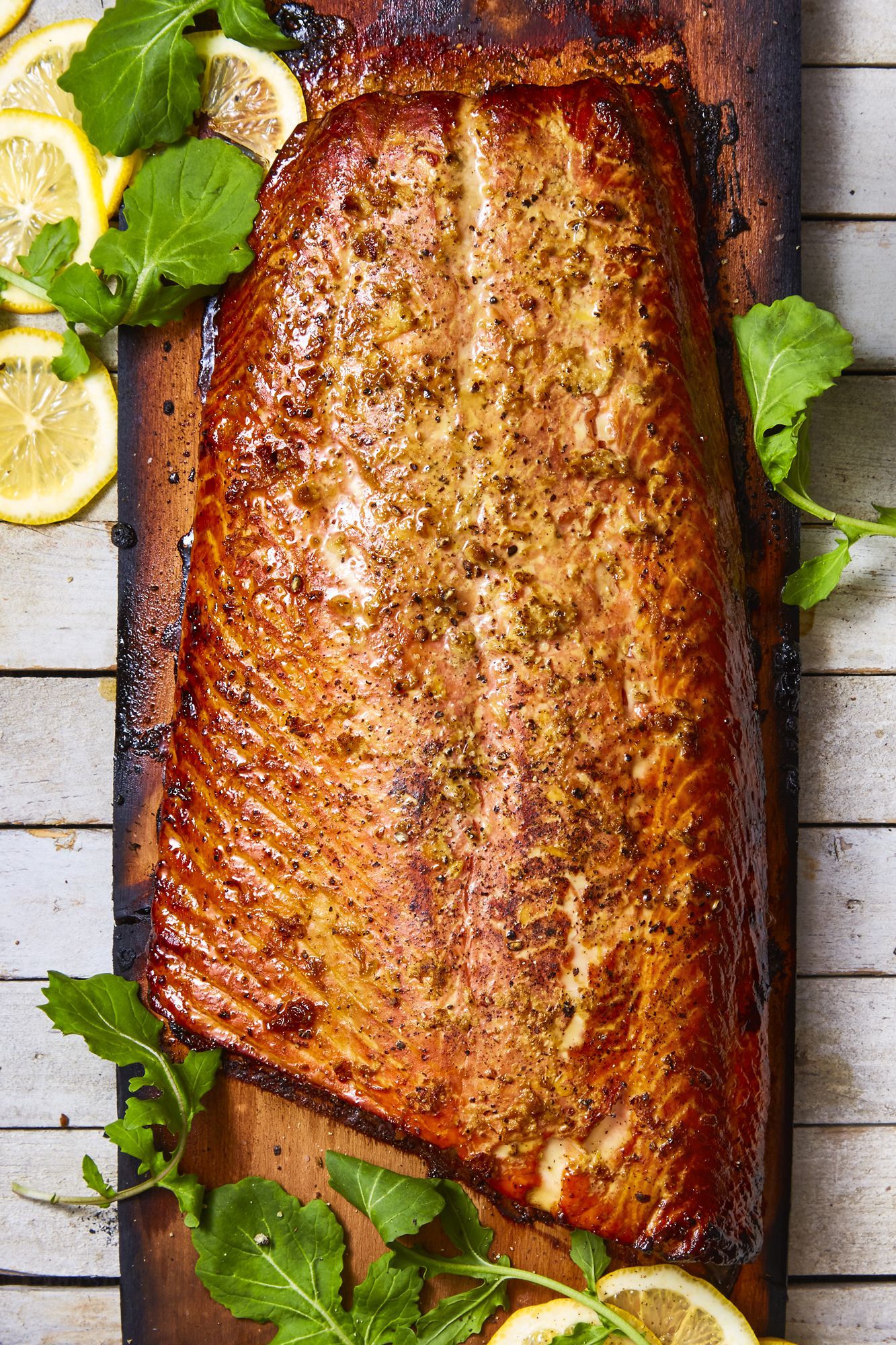 Best Honey-Ginger Cedar Plank Salmon Recipe - How to Make Honey ...