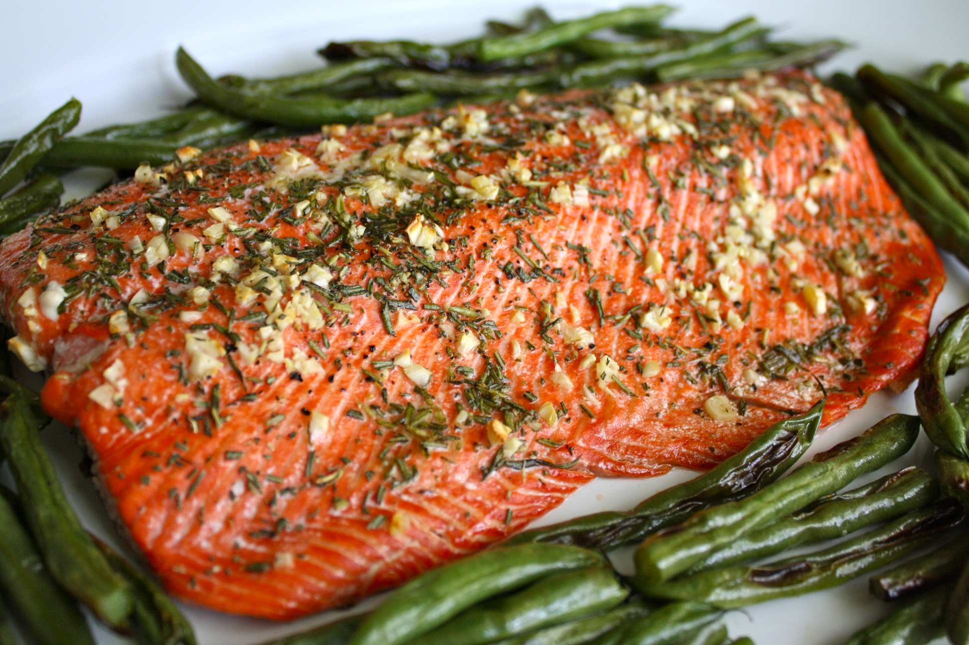 Rosemary and Garlic Roasted Salmon Recipe - Relish