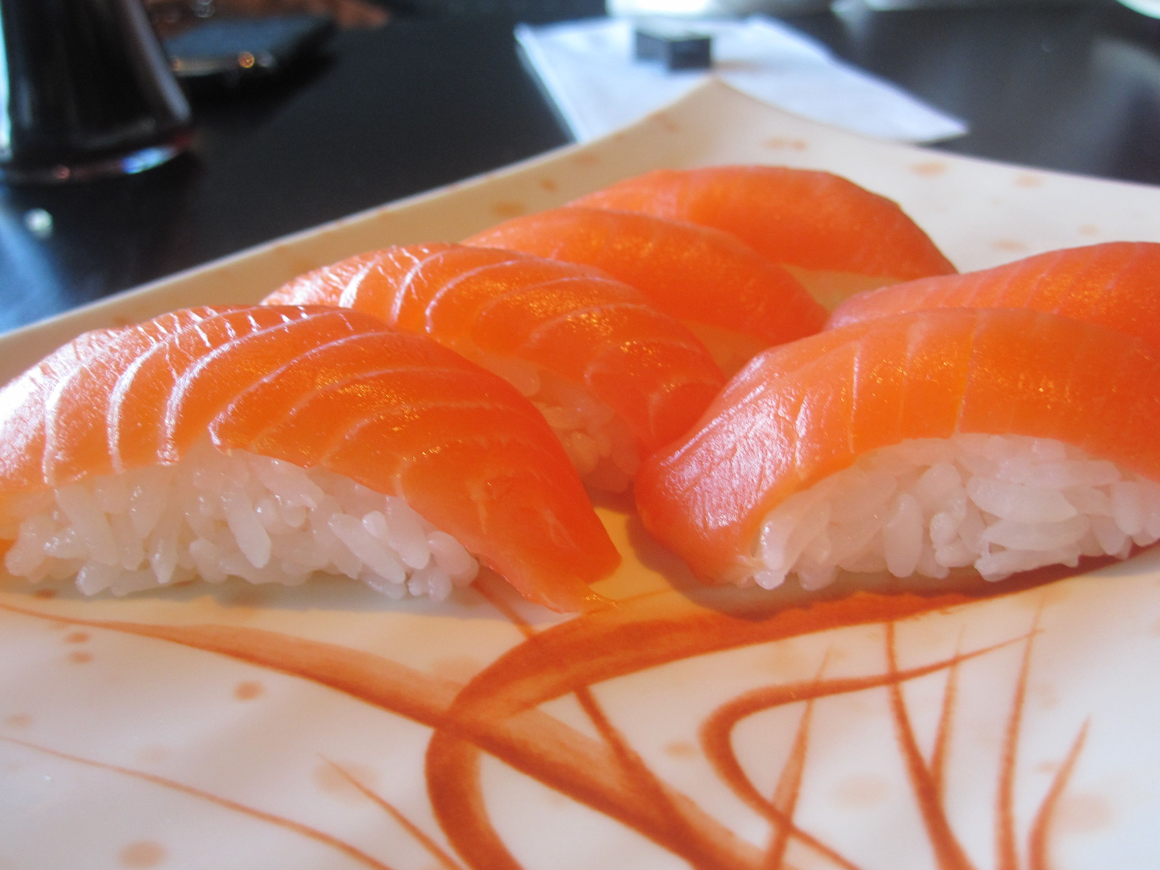 Salmon Nigiri | Noms - Main | Pinterest | Salmon, Nigiri sushi and ...