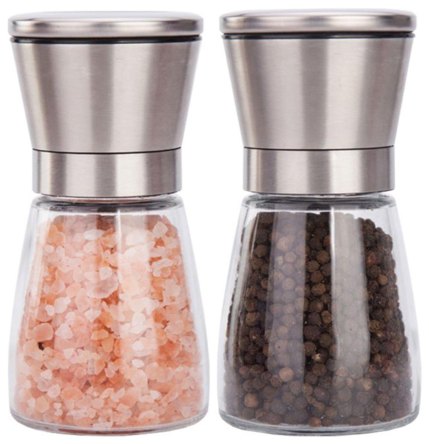 2018 Salt And Pepper Grinder Set Best Salt Pepper Shaker Grinder Red ...