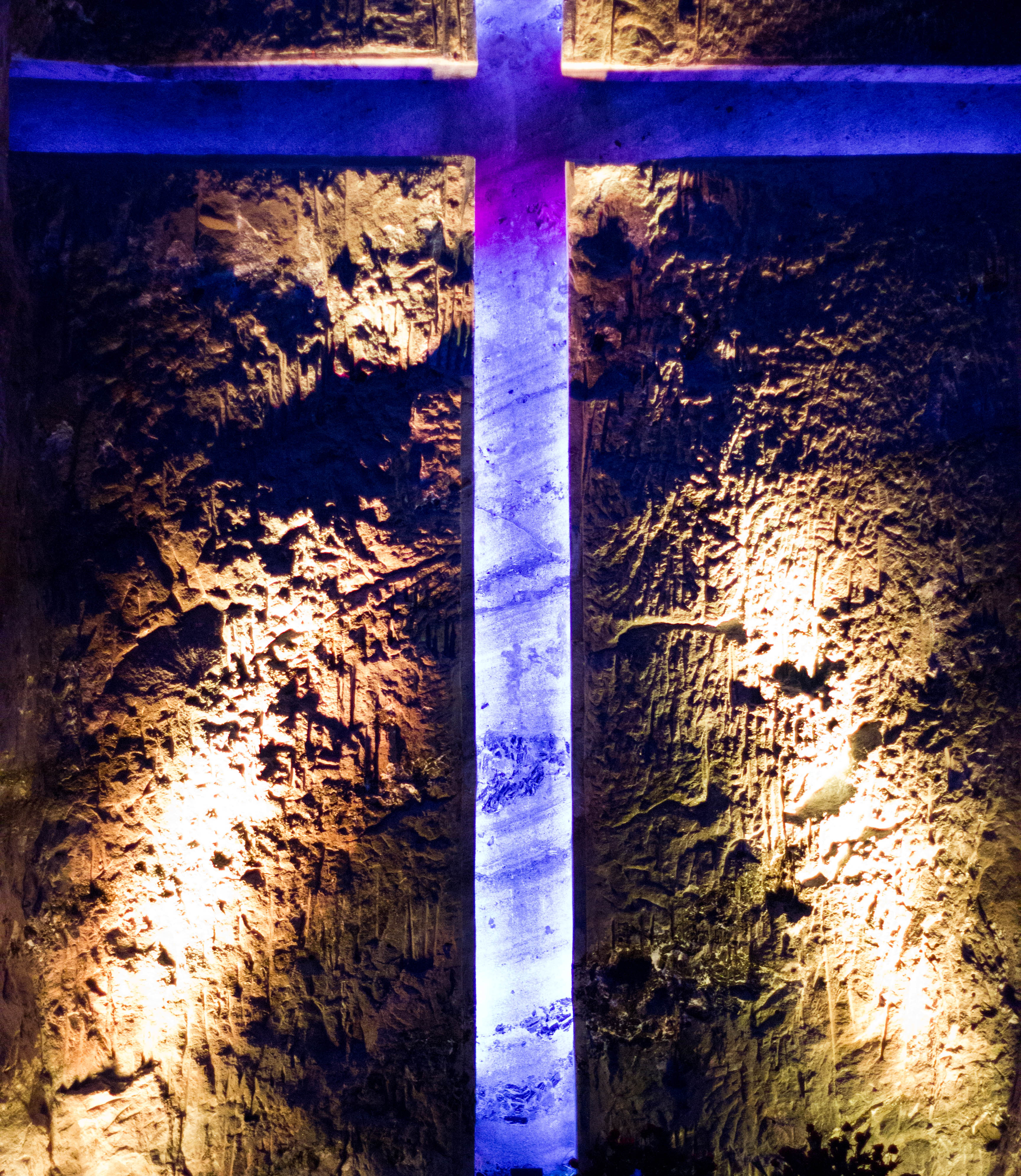 Salt cathedral in zipaquira photo