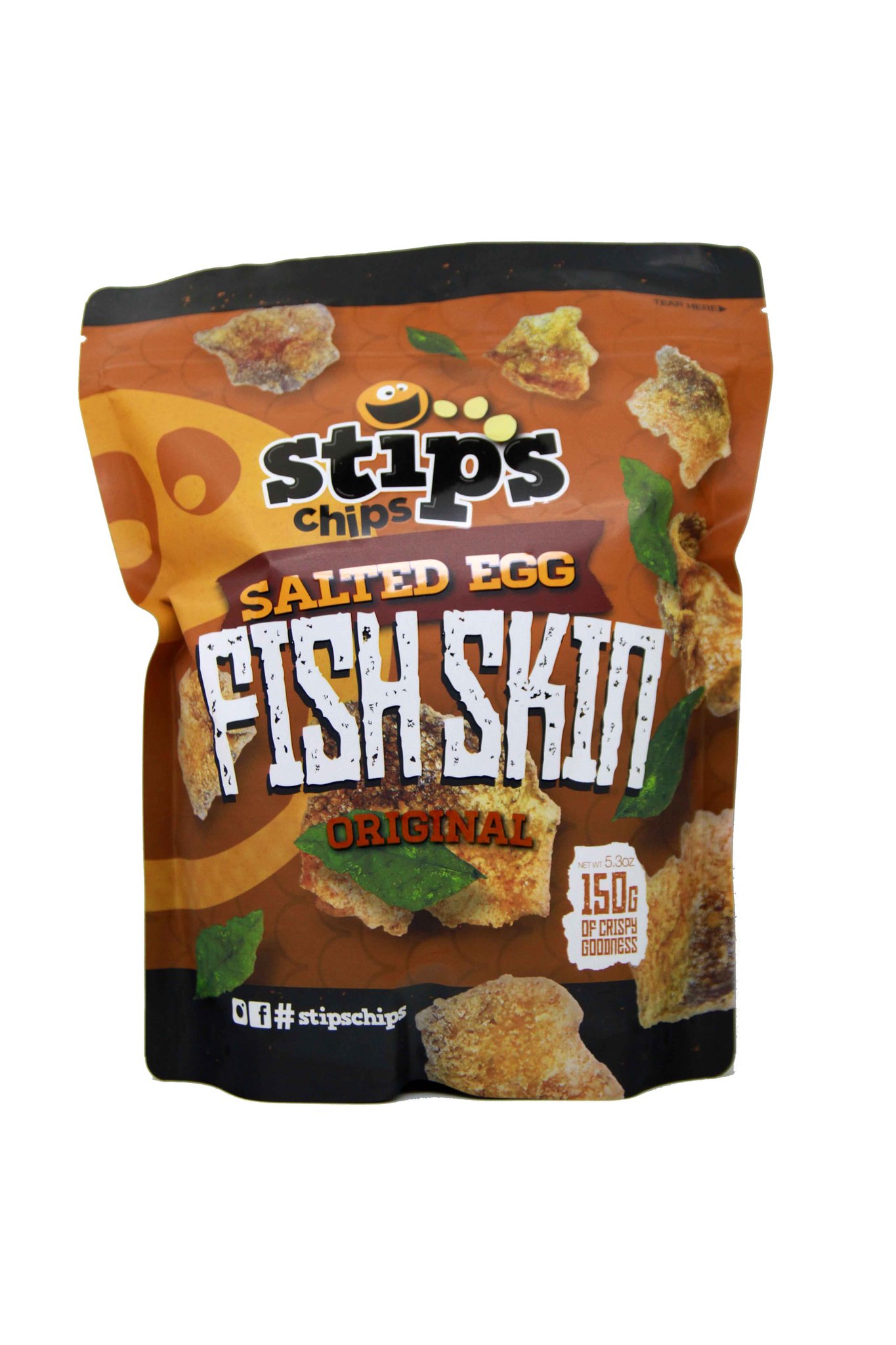 Stip's Chips Salted Egg Fish Skin Original 150g – Stips Chips