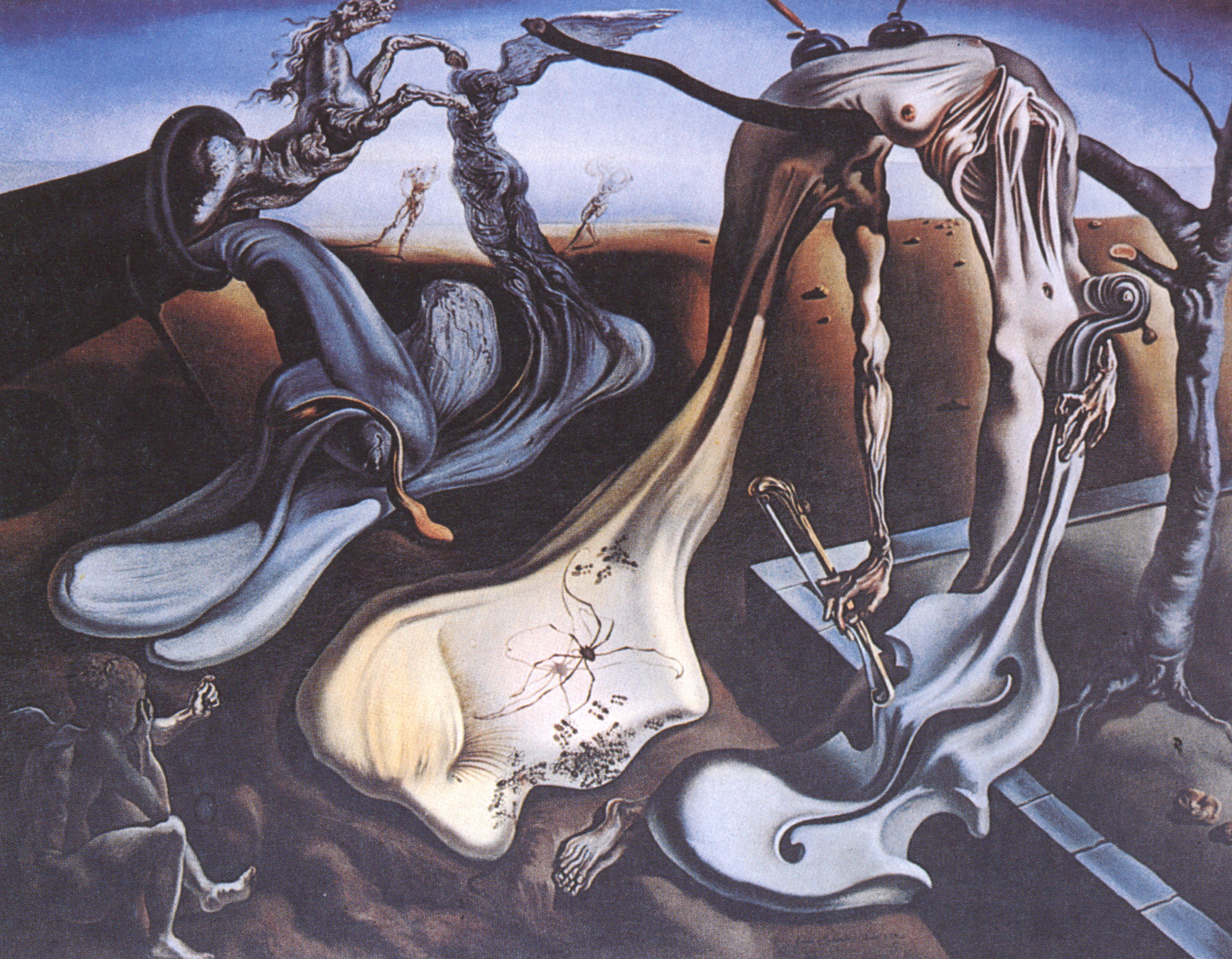 Salvador Dali Painting, Androgen, Relationship, Lover, Male, HQ Photo