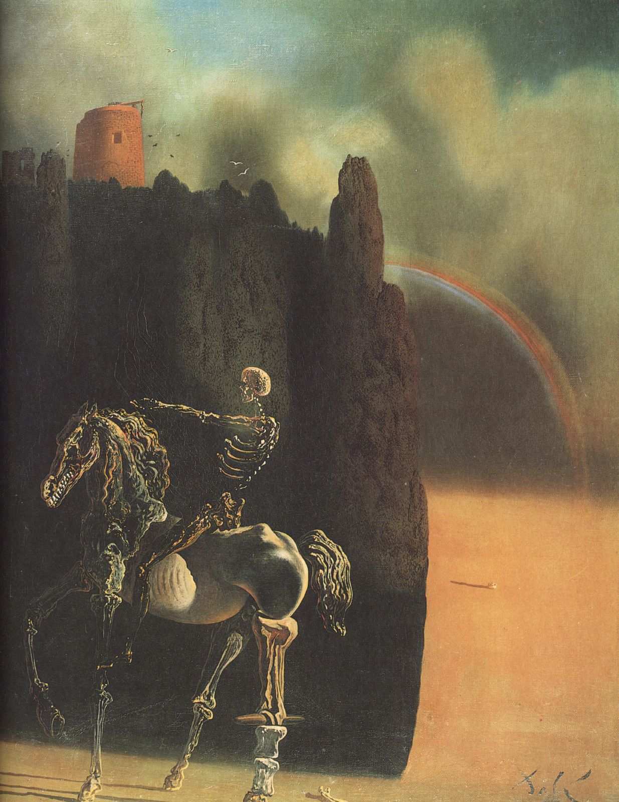 The Horseman of Death”, 1935, Salvador Dalí. #deathinart | Wielka ...