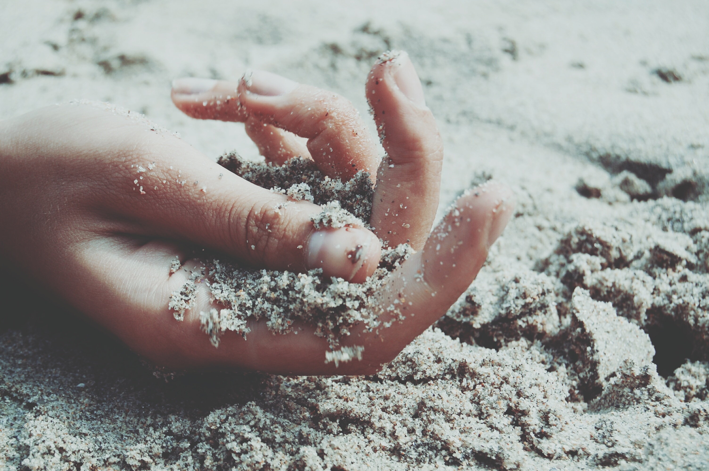 Sand In Hand, Activity, Beach, Hand, Human, HQ Photo