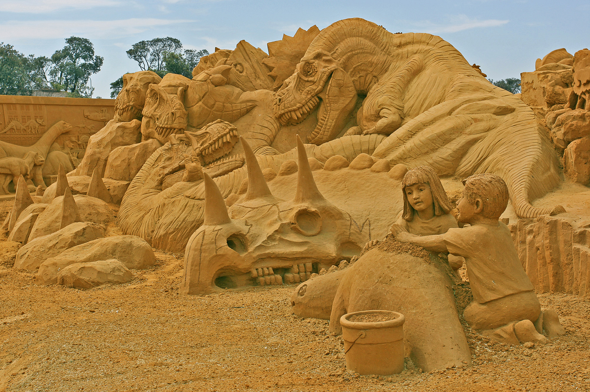 Sand sculpture photo