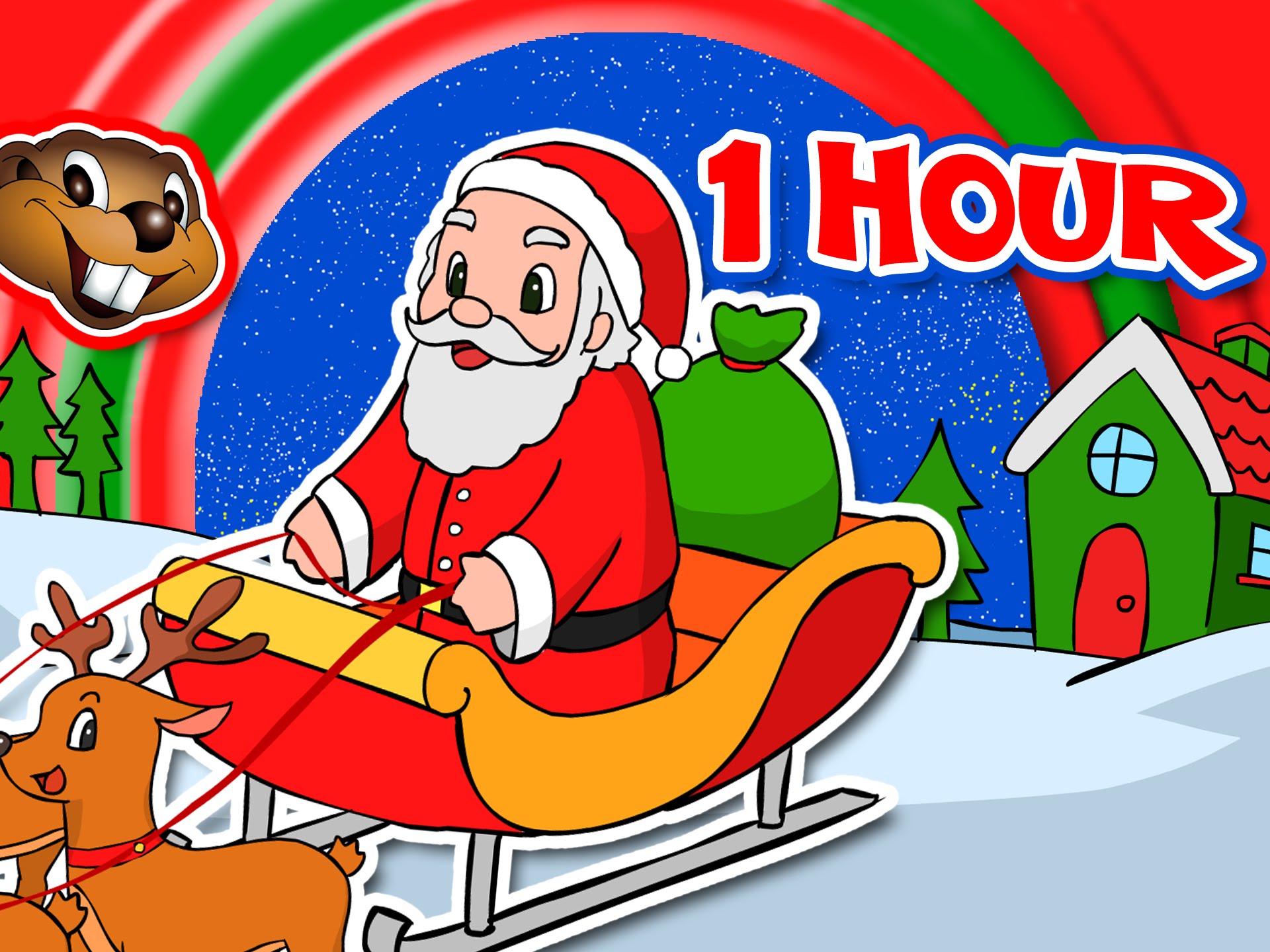 Santa Claus is Coming to Town + More | 1 Hour Kids Christmas Songs ...