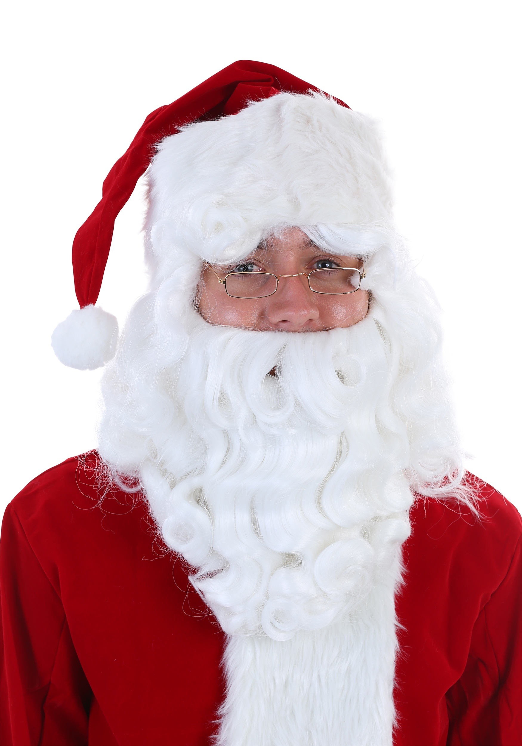 Deluxe Santa Claus Wig and Beard Set