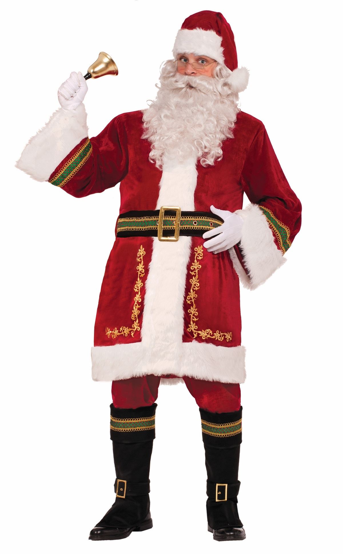 Adult Santa Claus Men Prestige Christmas Costume | $148.99 | The ...
