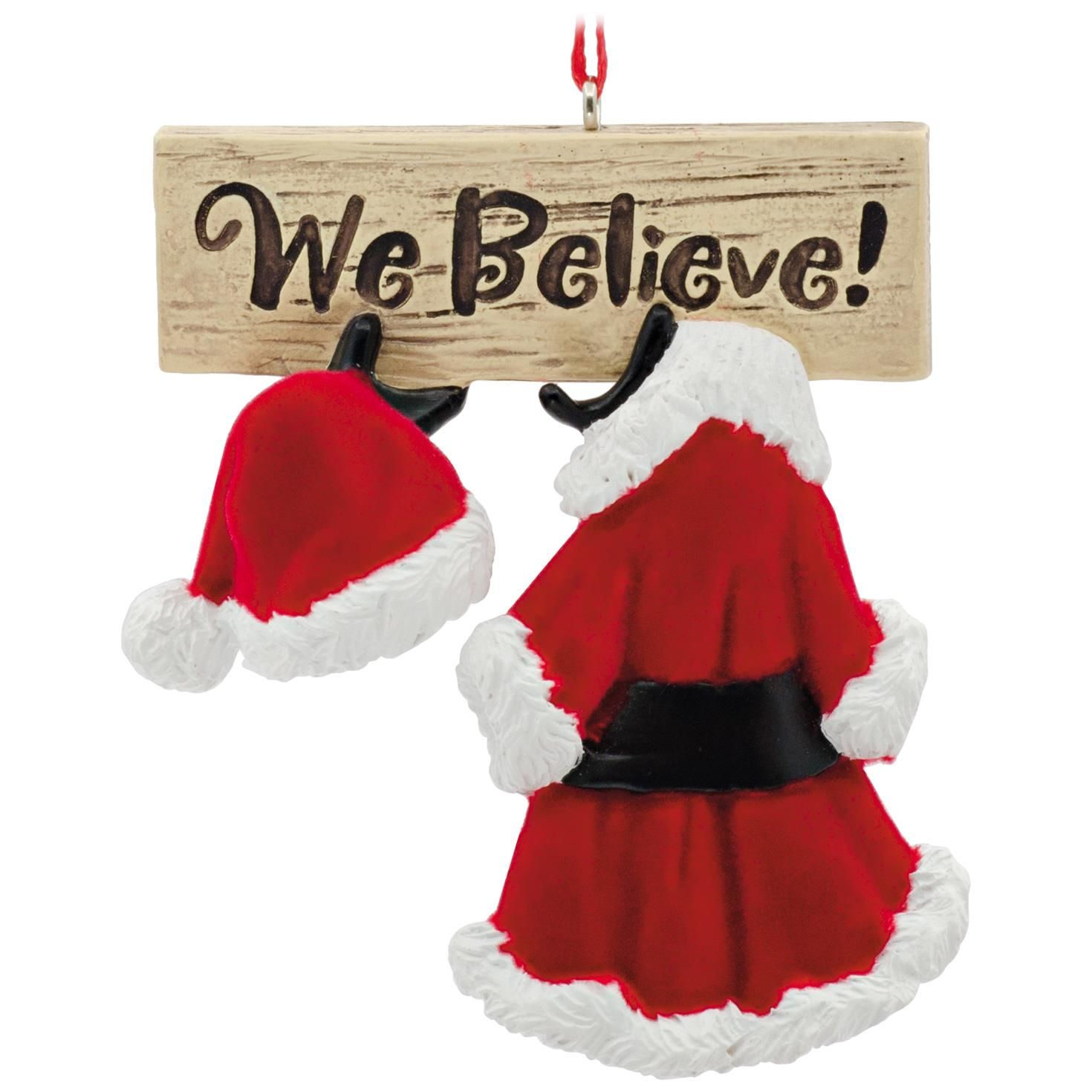We Believe in Santa Hallmark Ornament - Gift Ornaments - Hallmark