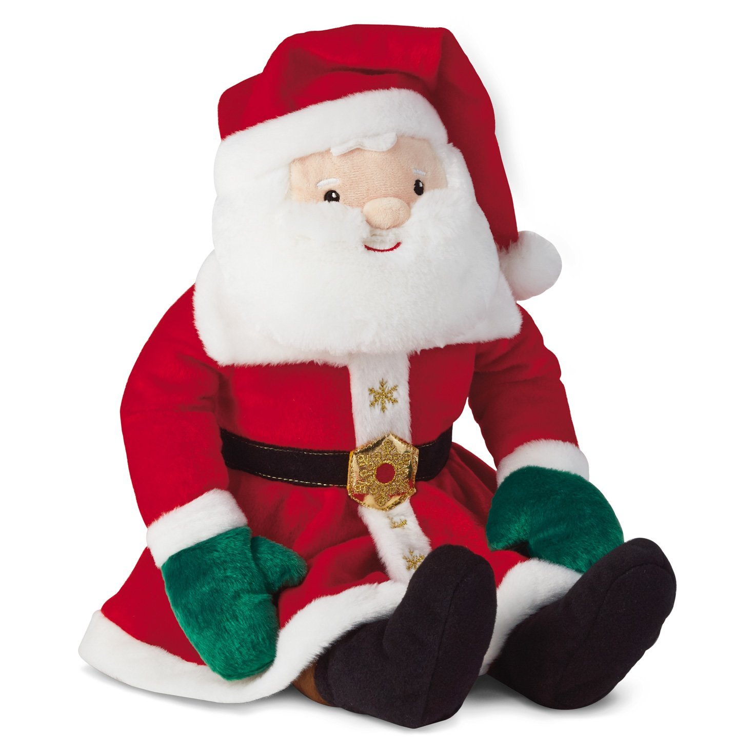 Amazon.com: Hallmark North Pole Santa Claus Plush Stuffed Toy: Home ...