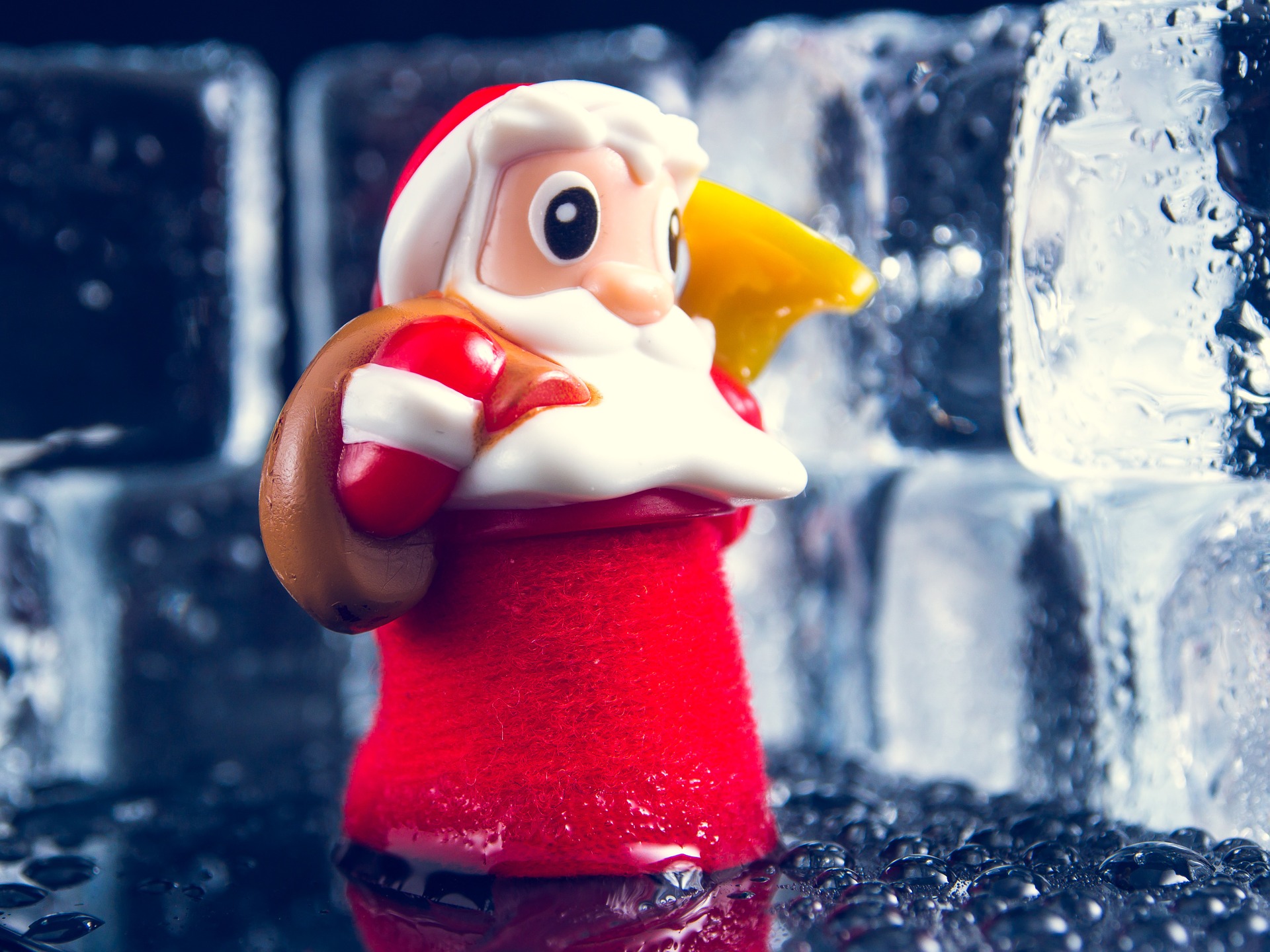 Santa Figure, Christmas, Claus, Drop, Droplet, HQ Photo