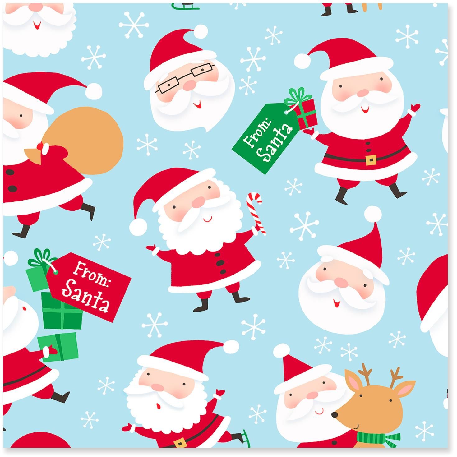 From Santa Jumbo Christmas Wrapping Paper Roll, 100 sq. ft ...