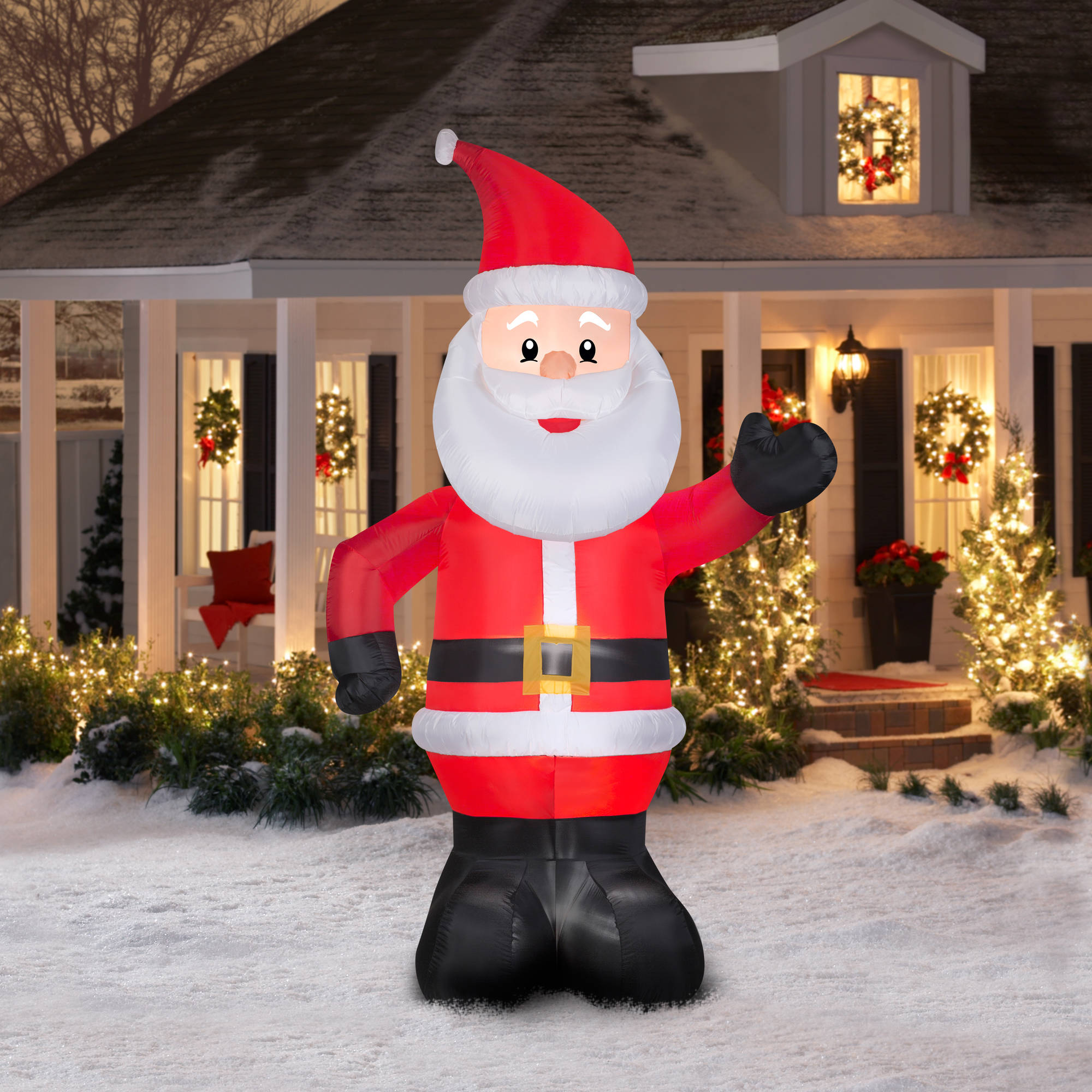 Gemmy Airblown Christmas Inflatables 10' Santa - Walmart.com