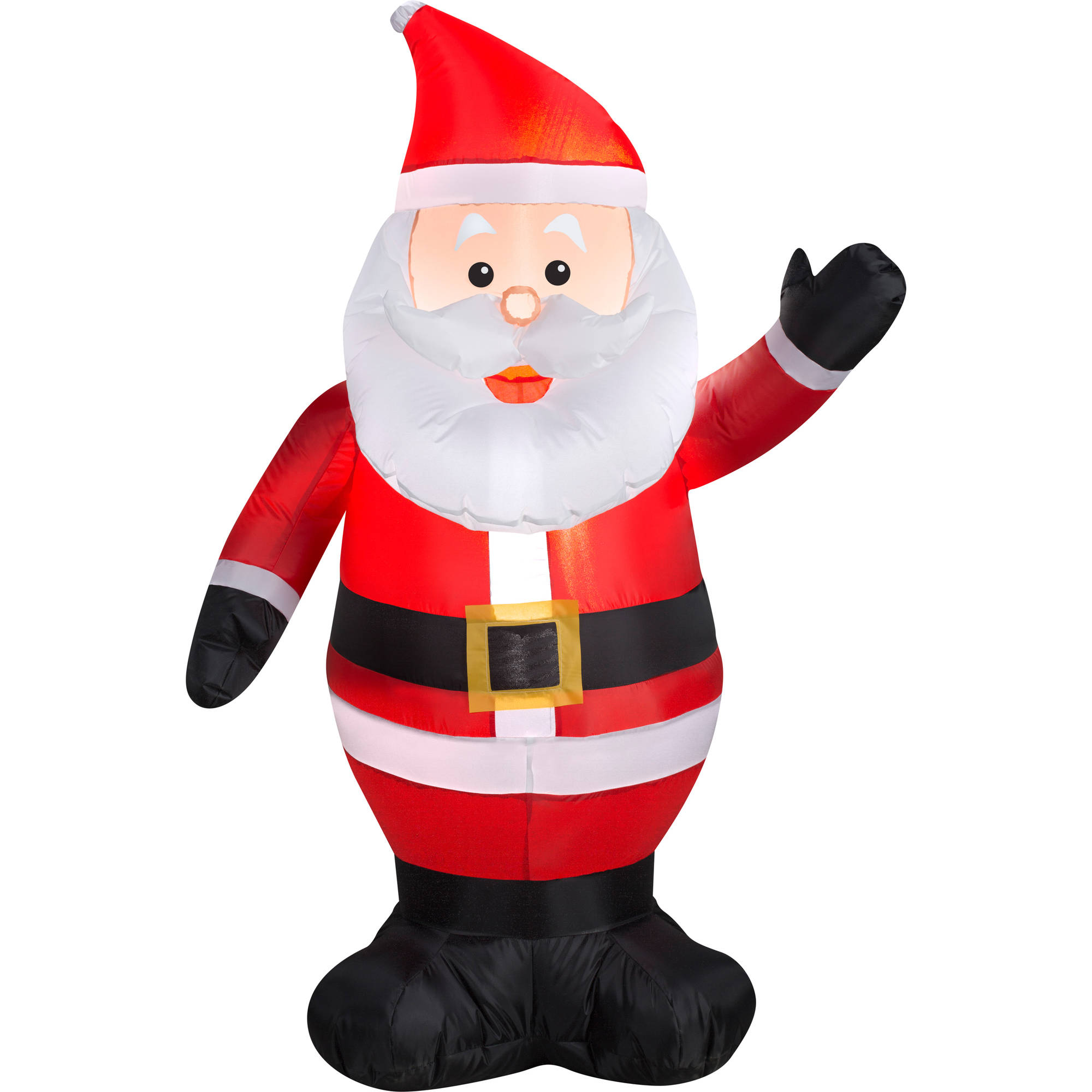 Gemmy Airblown Christmas Inflatables Waving Santa, 4' - Walmart.com