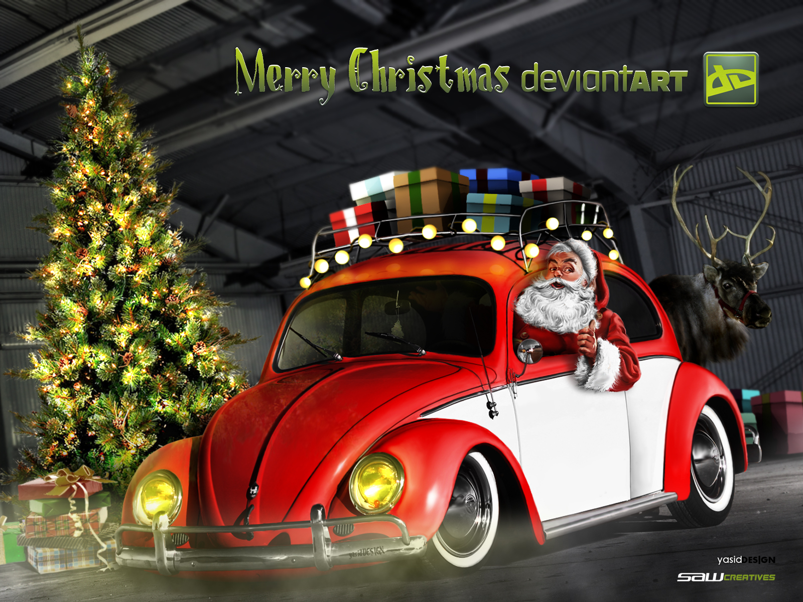 Santa's New Ride by yasiddesign on DeviantArt