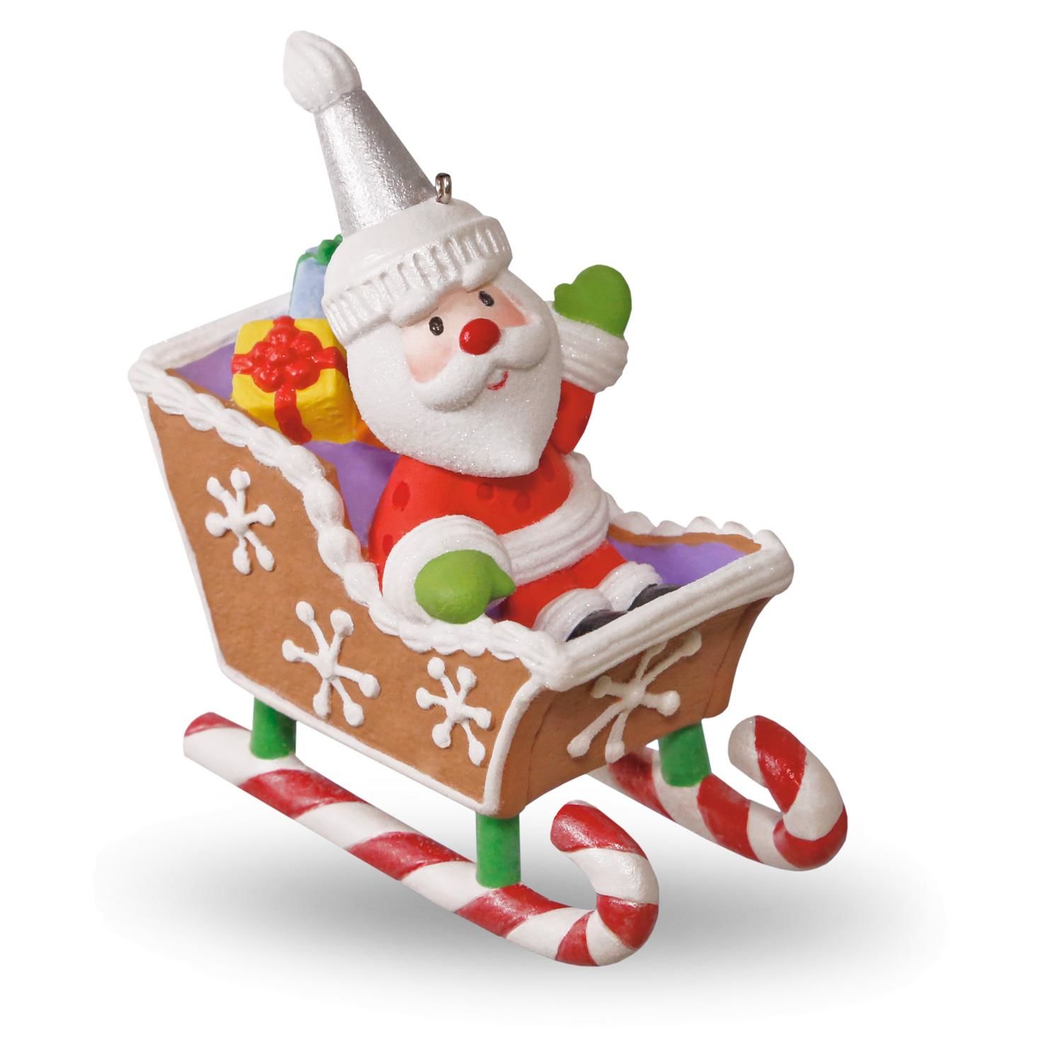 Santa's Sweet Ride Sleigh Ornament - Keepsake Ornaments - Hallmark