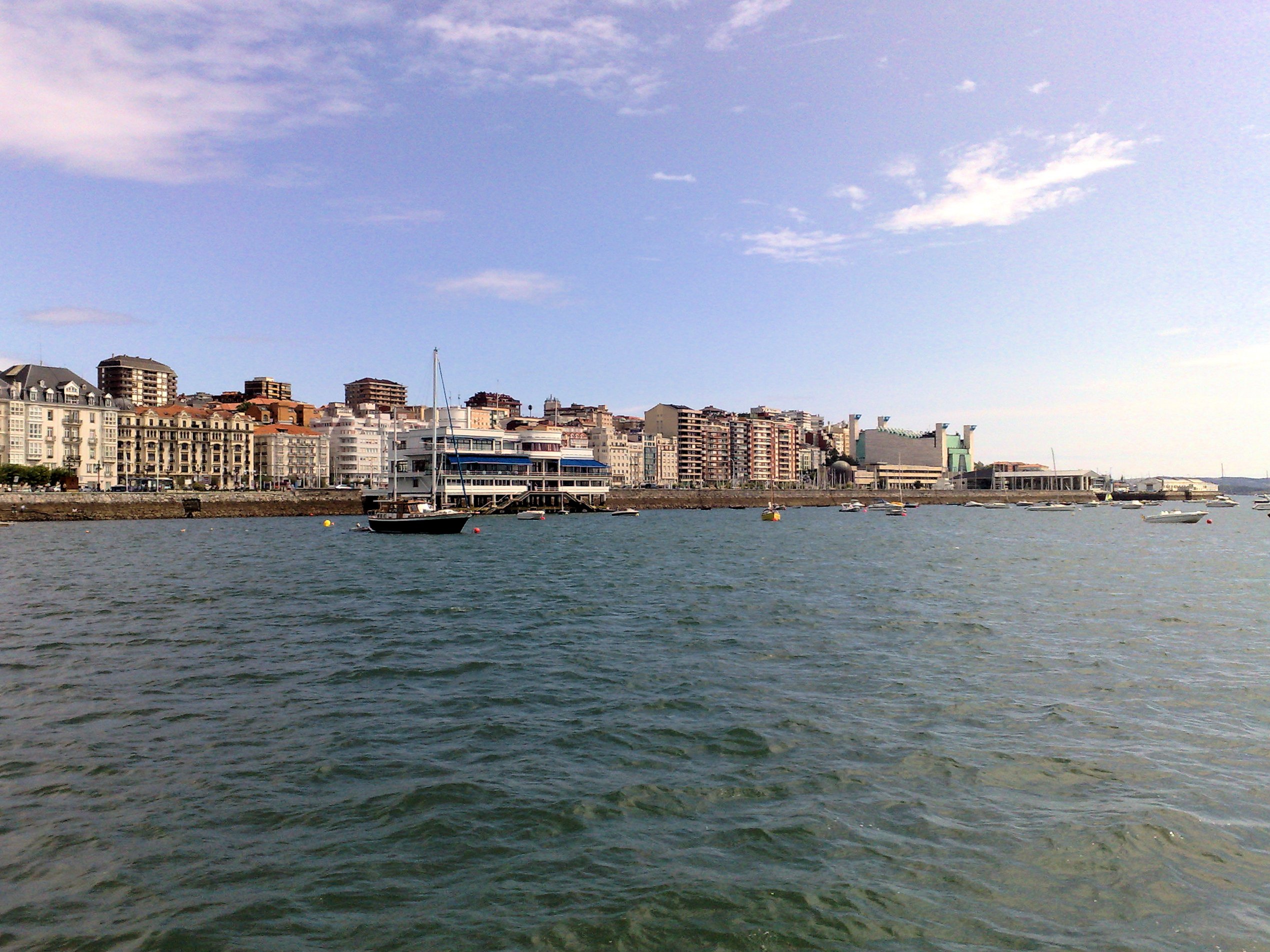 Santander shoreline, spain photo