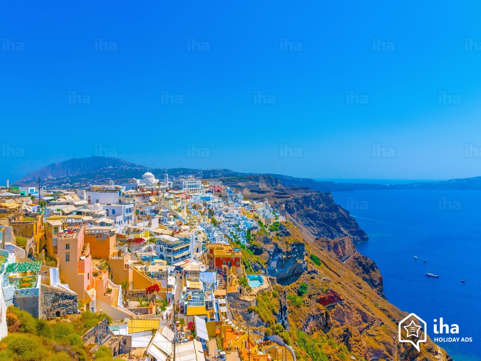 Santorini Island rentals for your vacations with IHA direct