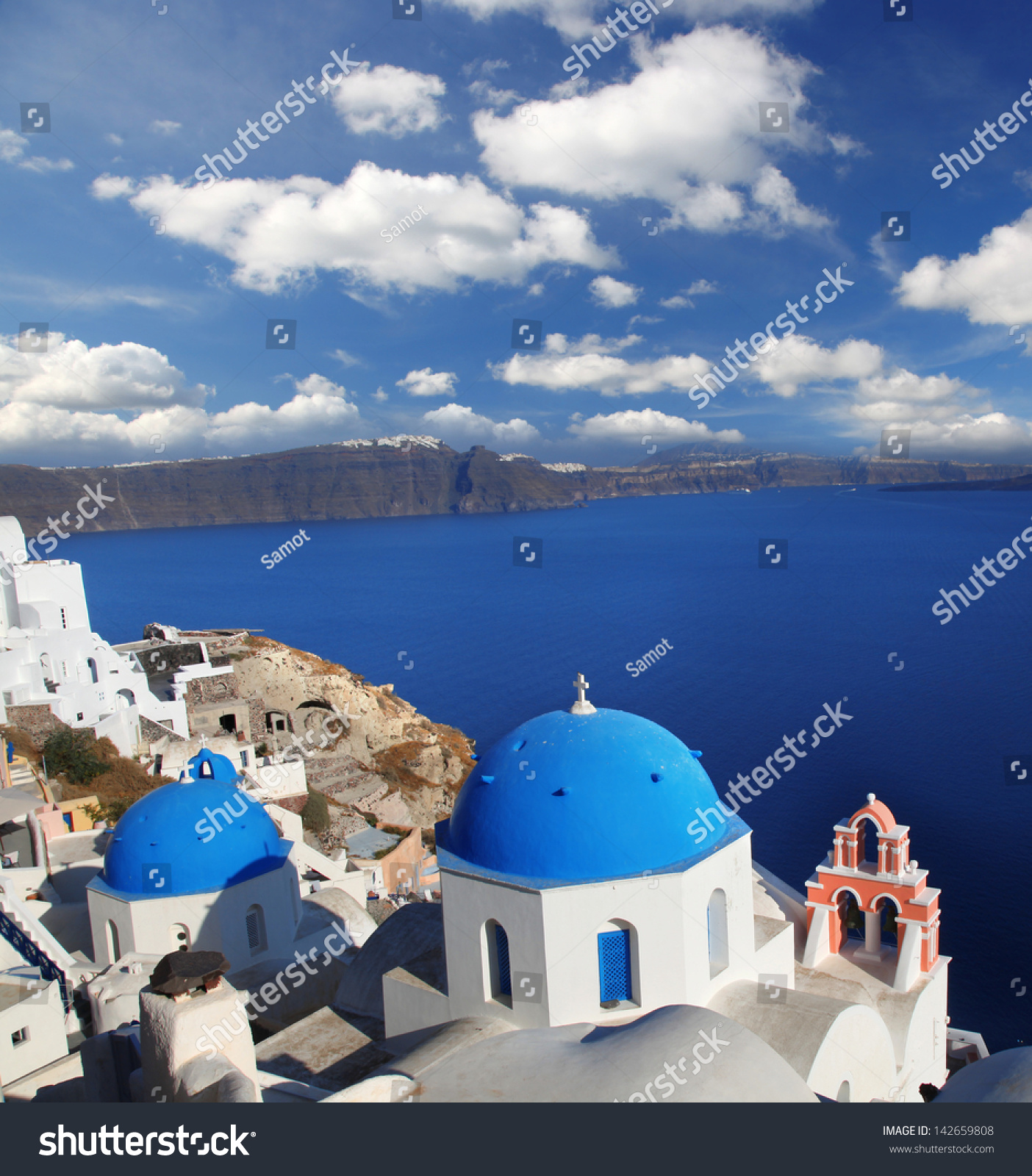 Oia Village Santorini Island Greece Stock Photo 142659808 - Shutterstock