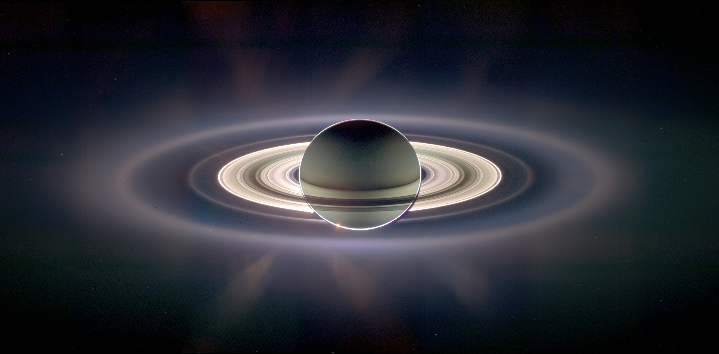 APOD: 2011 September 4 - In the Shadow of Saturn