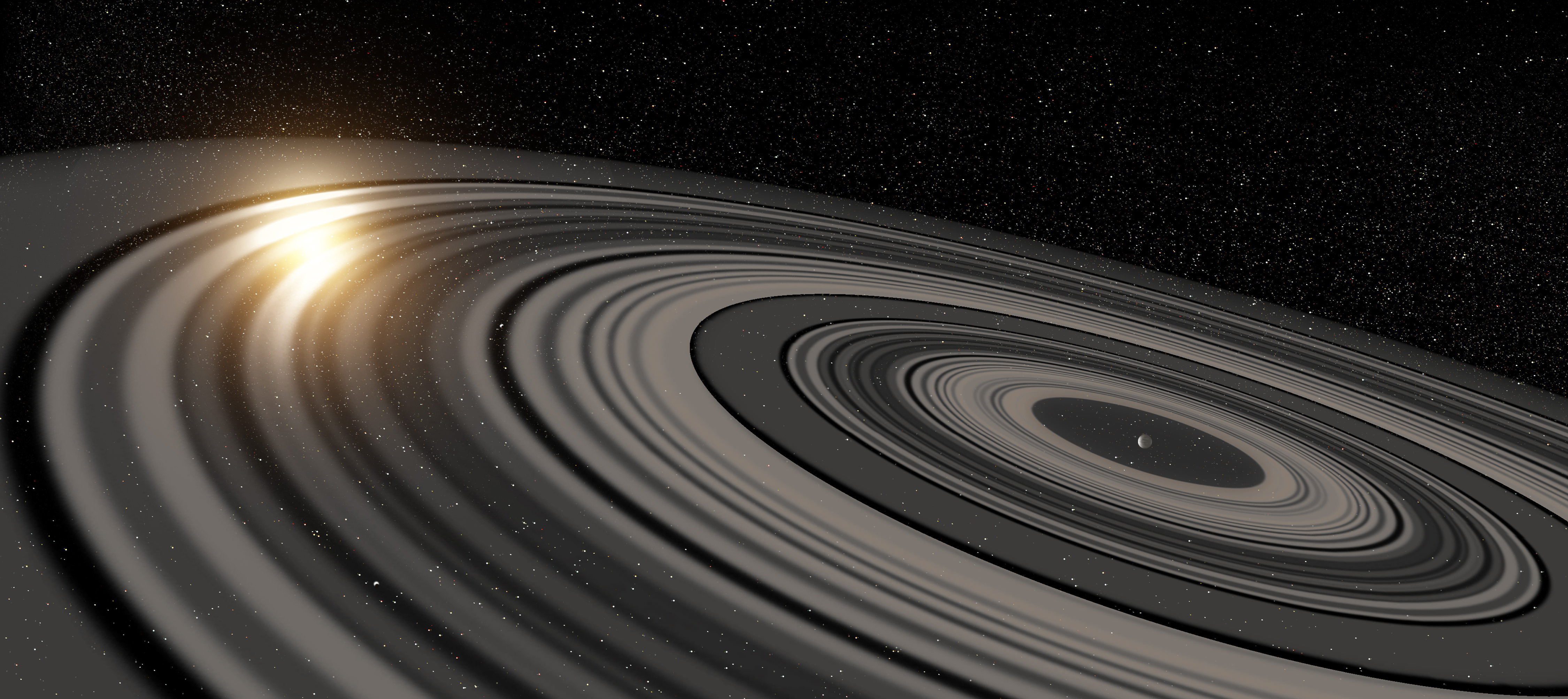 Saturn rings photo