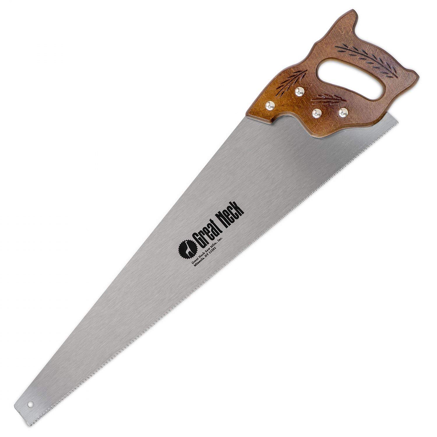 GreatNeck N2610-26 Inch 10 TPI Cross Cut Hand Saw - Hardwood Handle ...