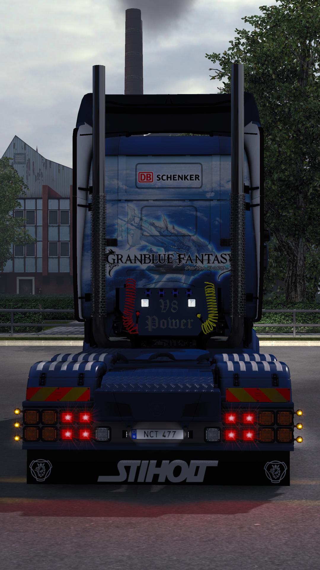 GRANBLUE FANTASY RJL SCANIA TRUCK SKIN 1.28.X -Euro Truck Simulator ...