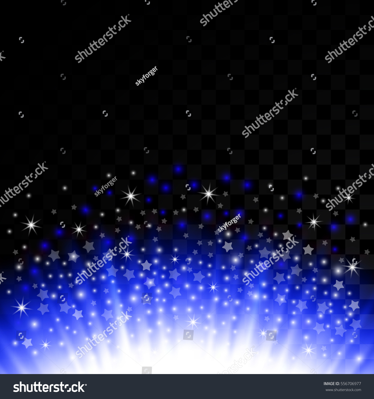 Splash Glitter Particles Glow Transparent Background Stock Vector HD ...