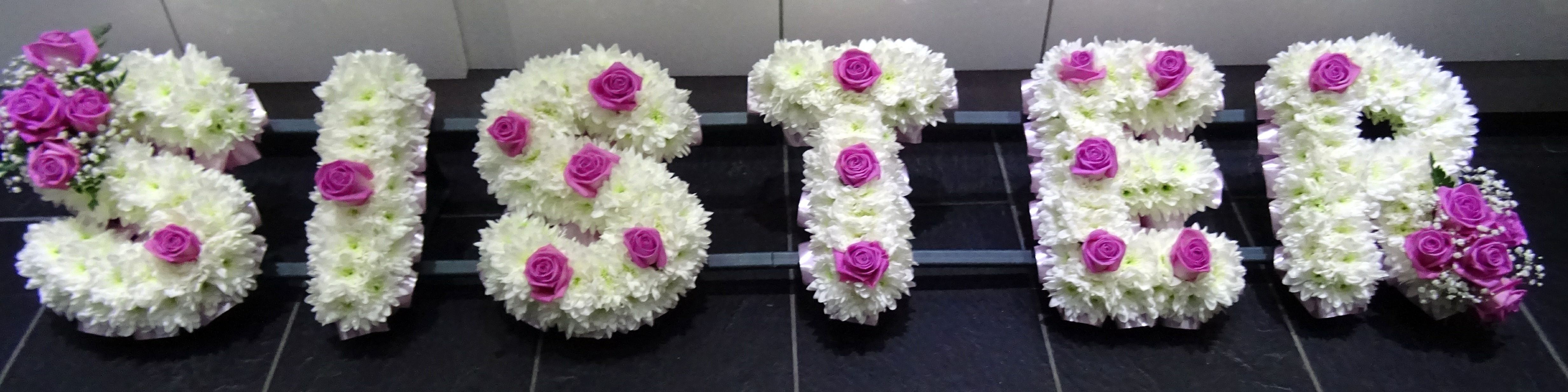 Sister tribute with lovely pink roses scattered through | Funeral ...