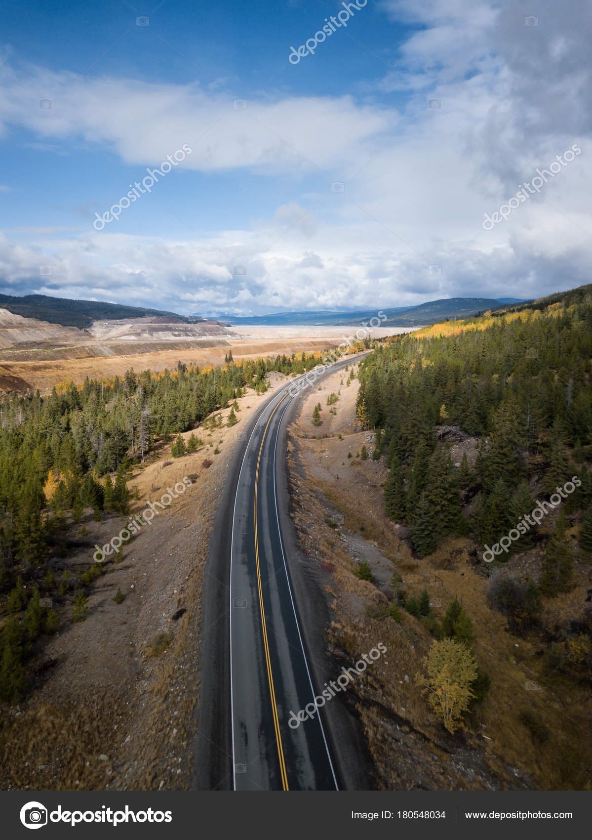 Scenic Route Aerial Picture — Stock Photo © edb3_16 #180548034