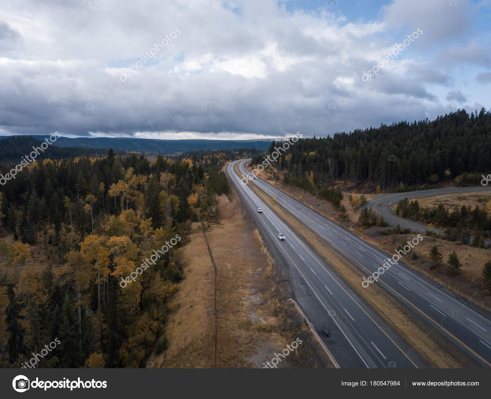 Scenic Route Aerial Picture — Stock Photo © edb3_16 #180547984