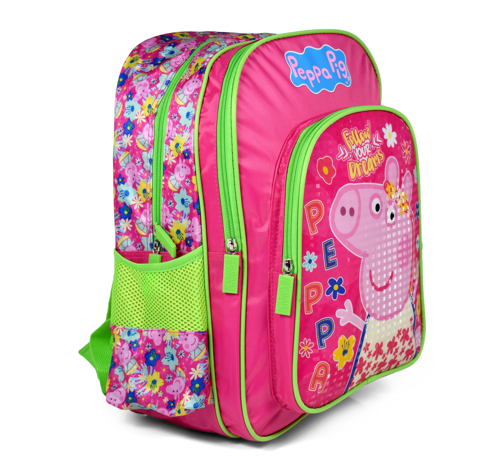 Peppa Pig School Bag Pink - 14 inches