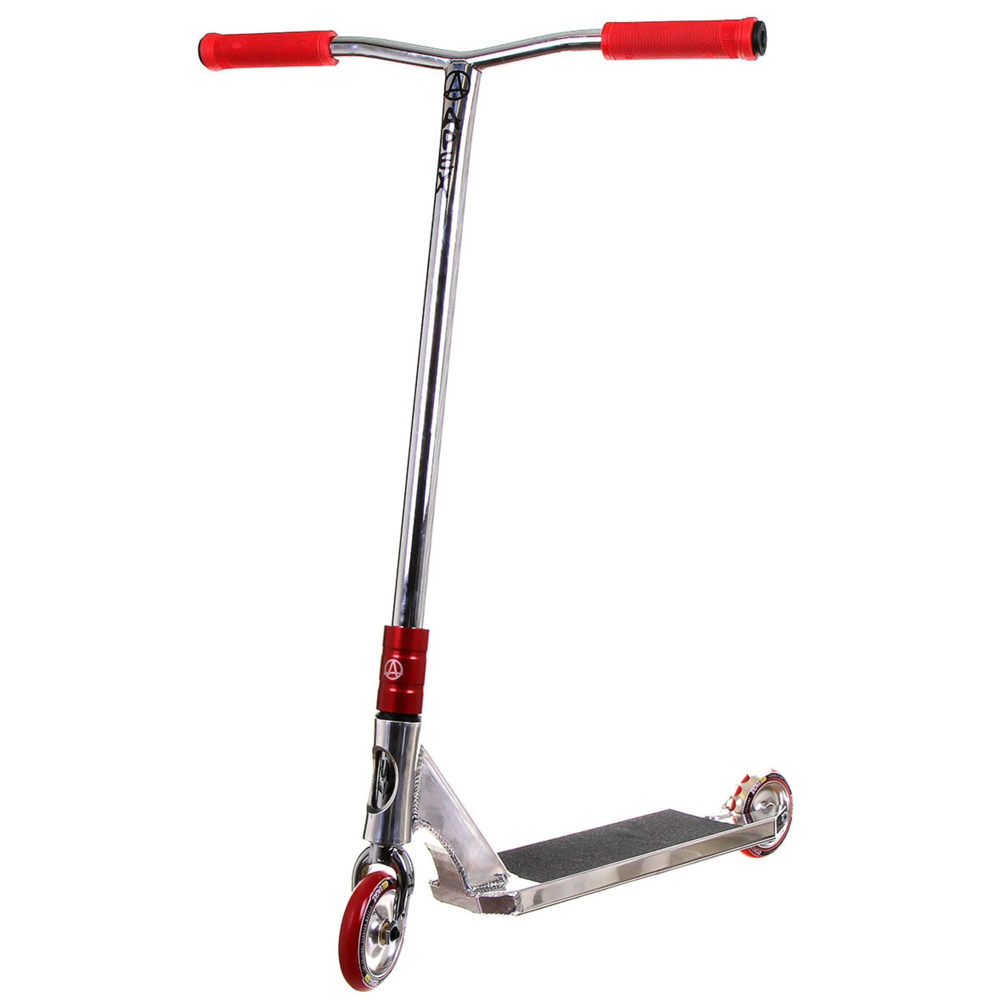 APEX CUSTOM SCOOTER - CHROME/RED - MyProScooter