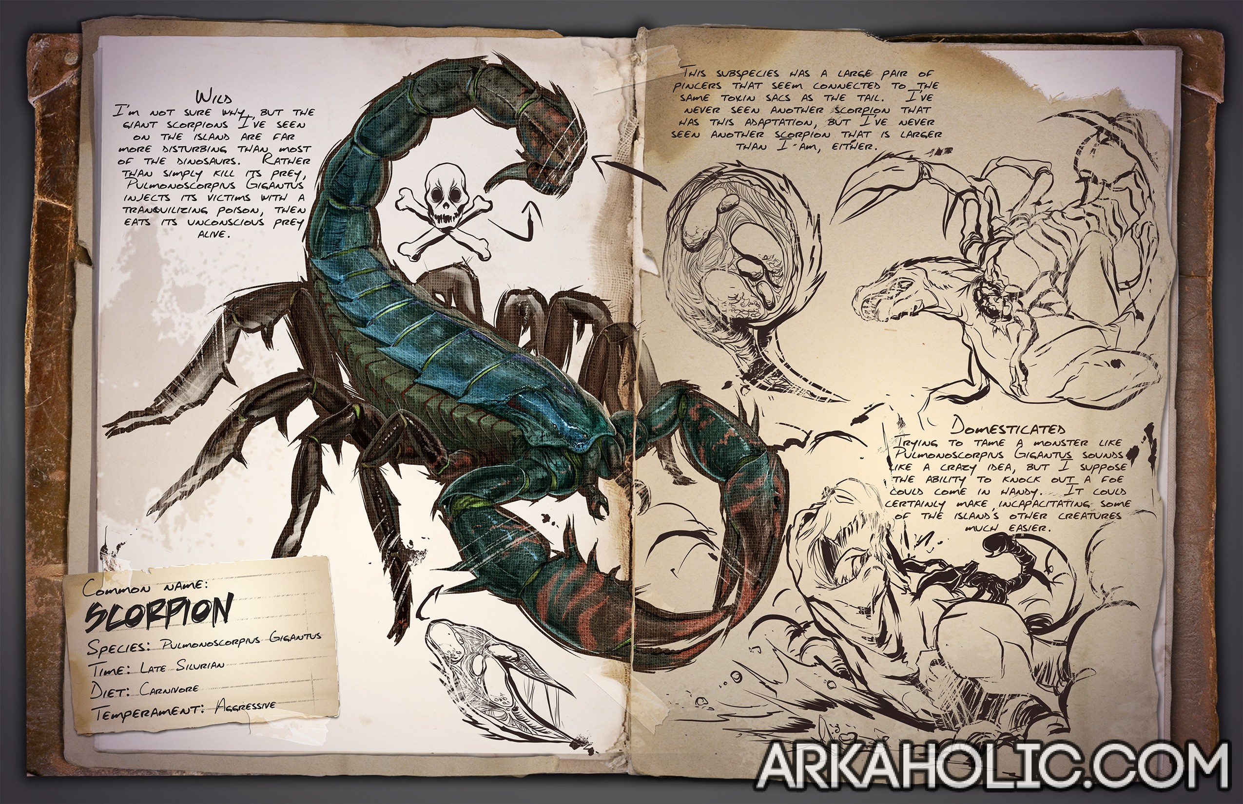 Scorpion Dino Dossier & Guide - ARK Survival Evolved