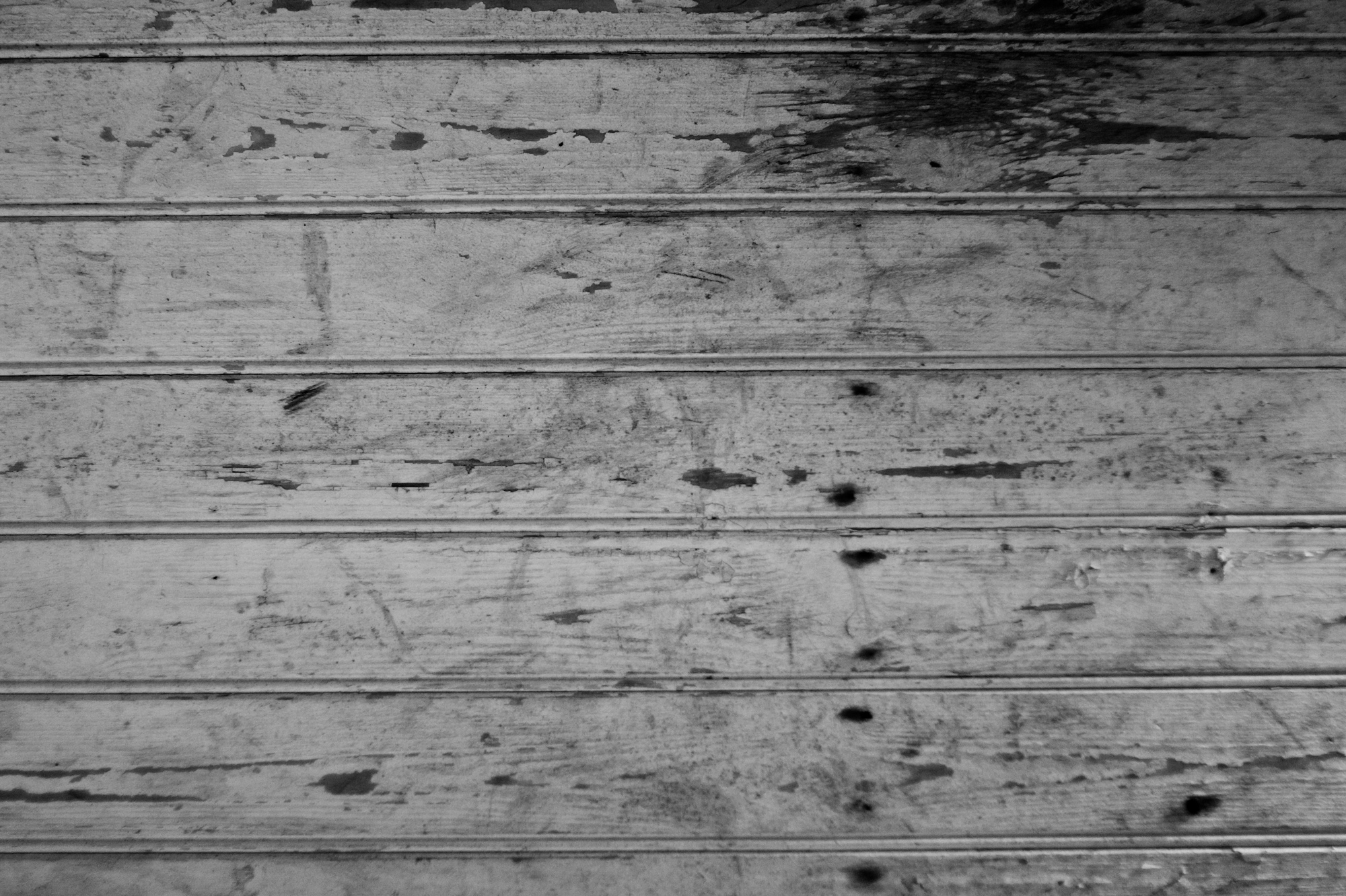 Scratched wooden wall photo