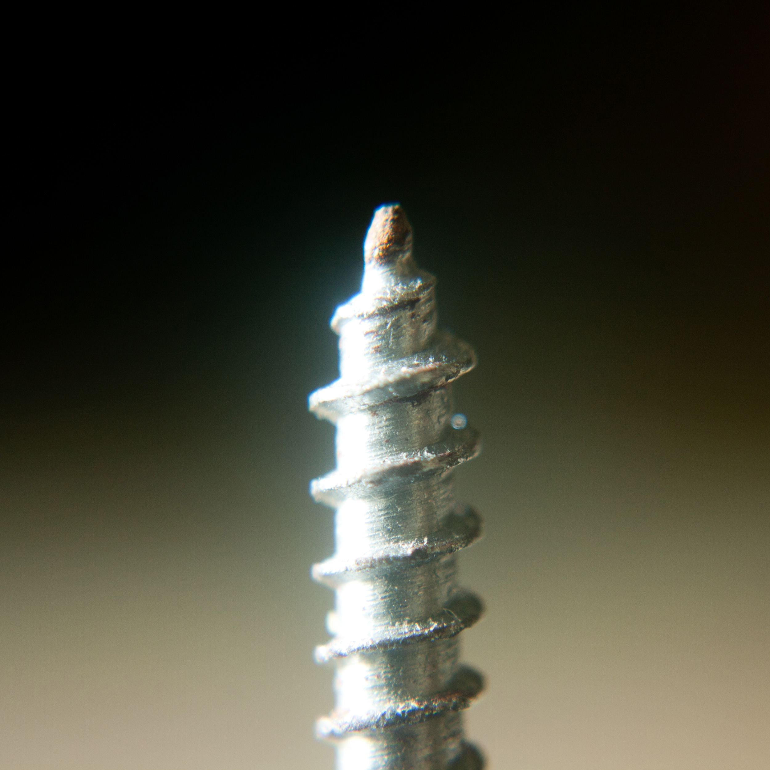 Metal Screw Spiral Closeup : Public Domain Pictures