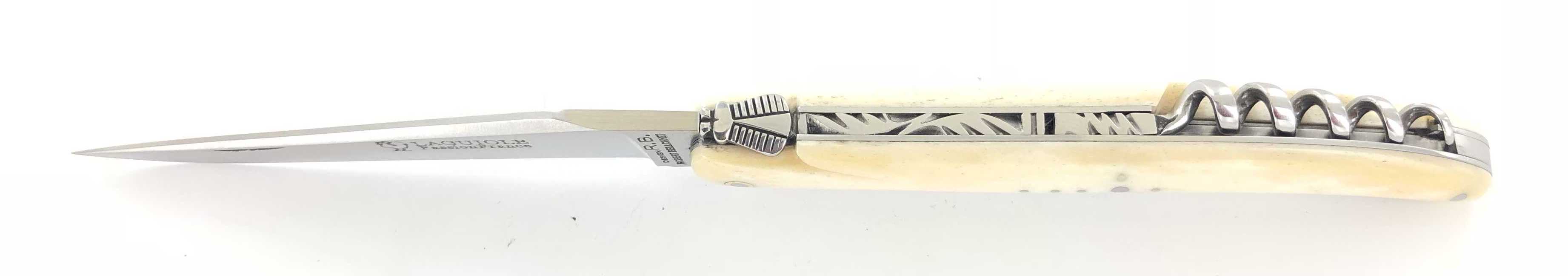 Knives Design Beillonnet MOF - Laguiole 11 cm - ScrewCork - Camel ...